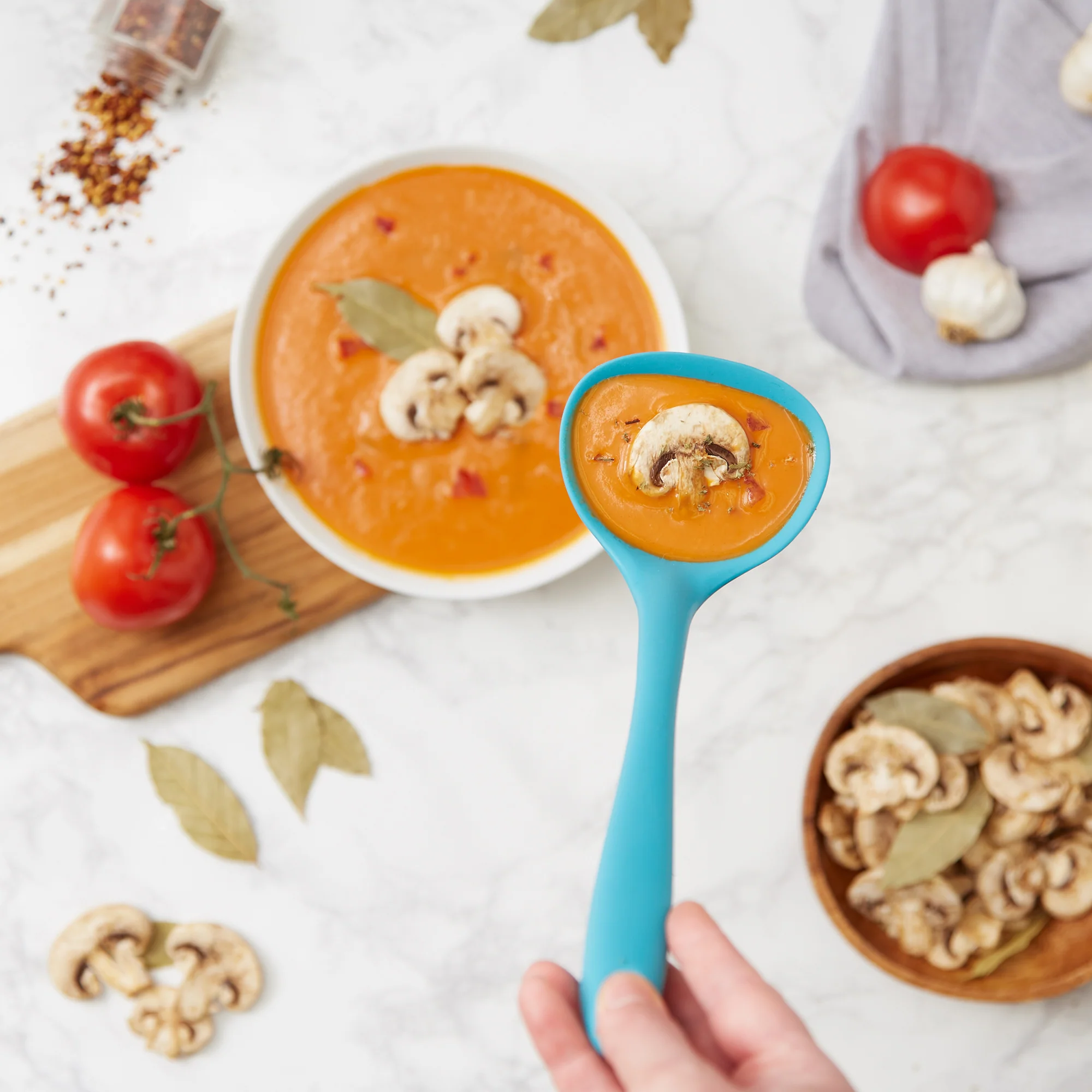 Ela's Silicone Ladle - Turquoise