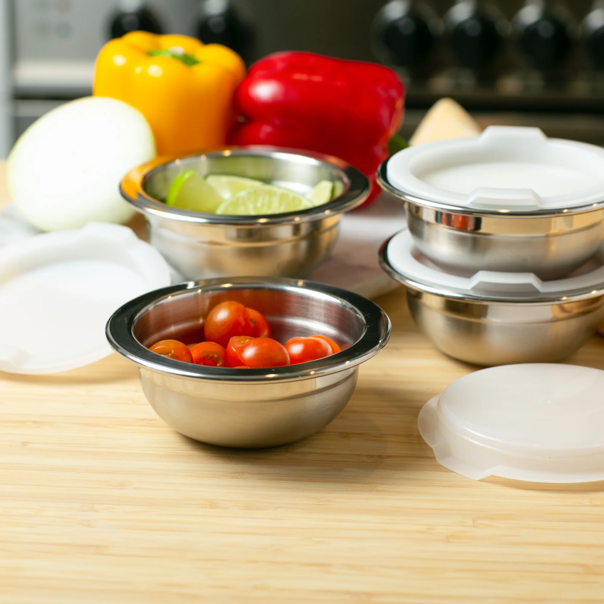 Endurance® Prep Bowls With Lids Set Of 4
