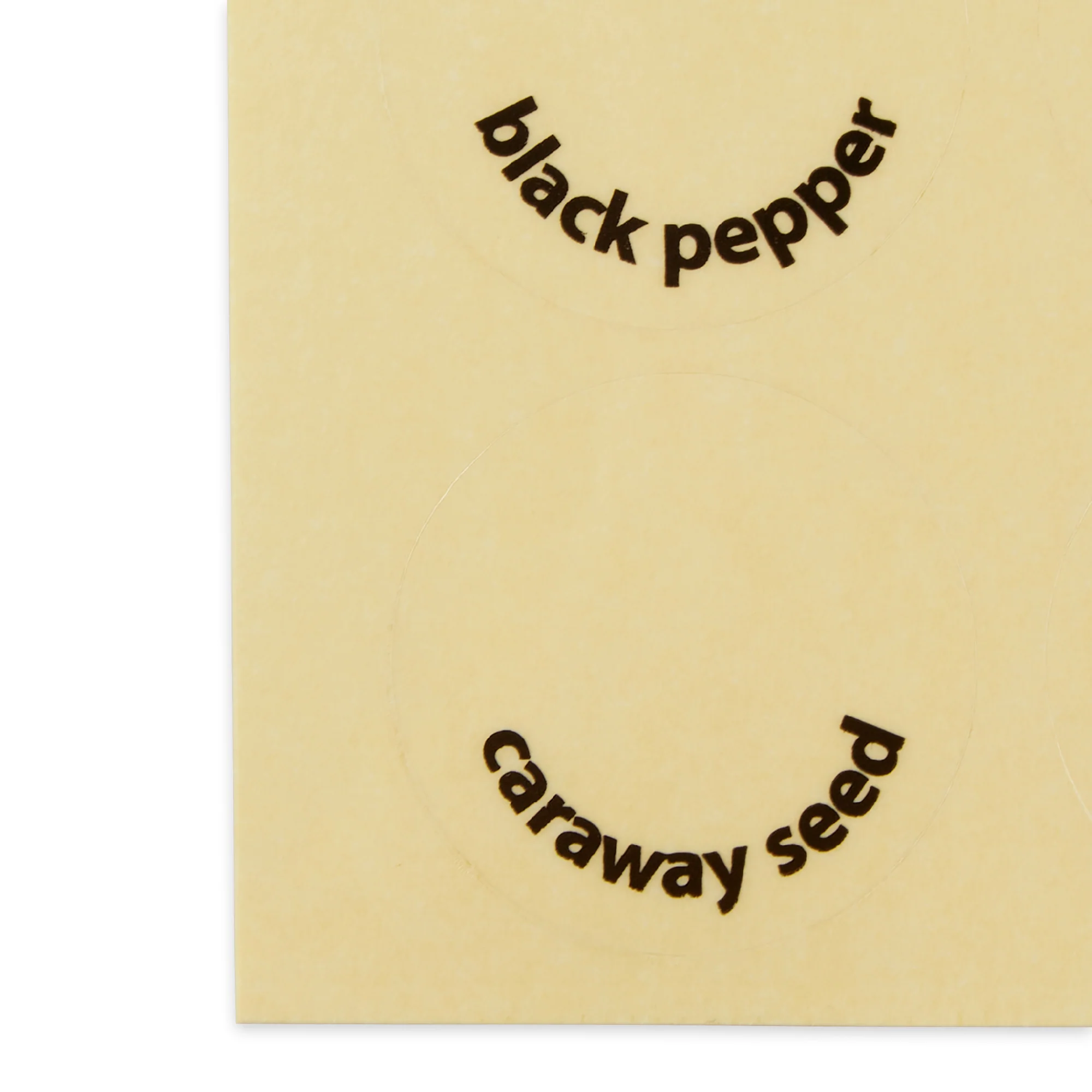 Round Spice Labels