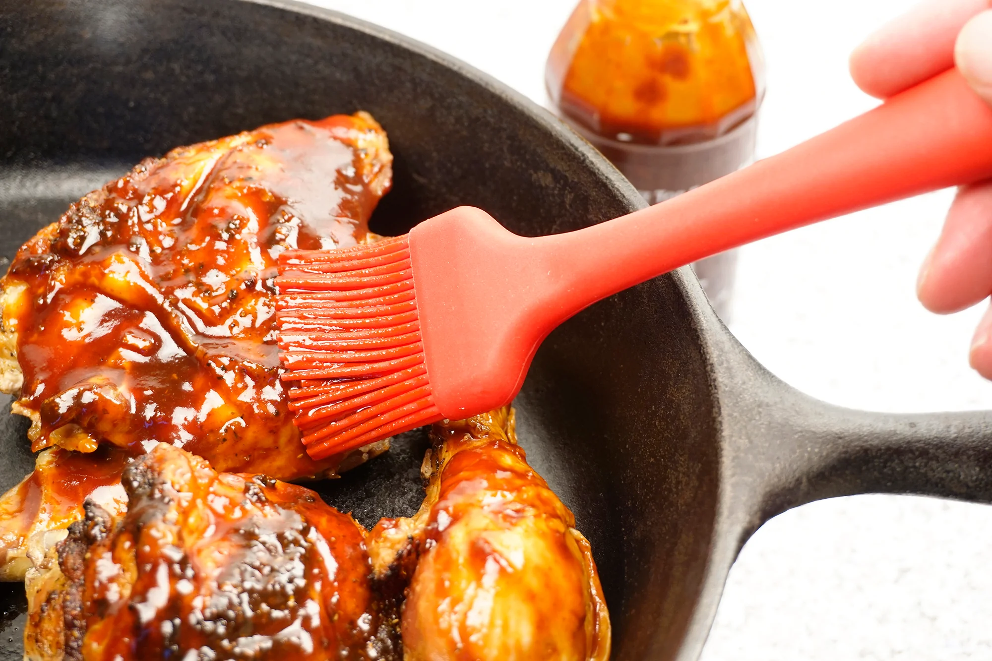 Ela's Silicone Basting Brush - Red