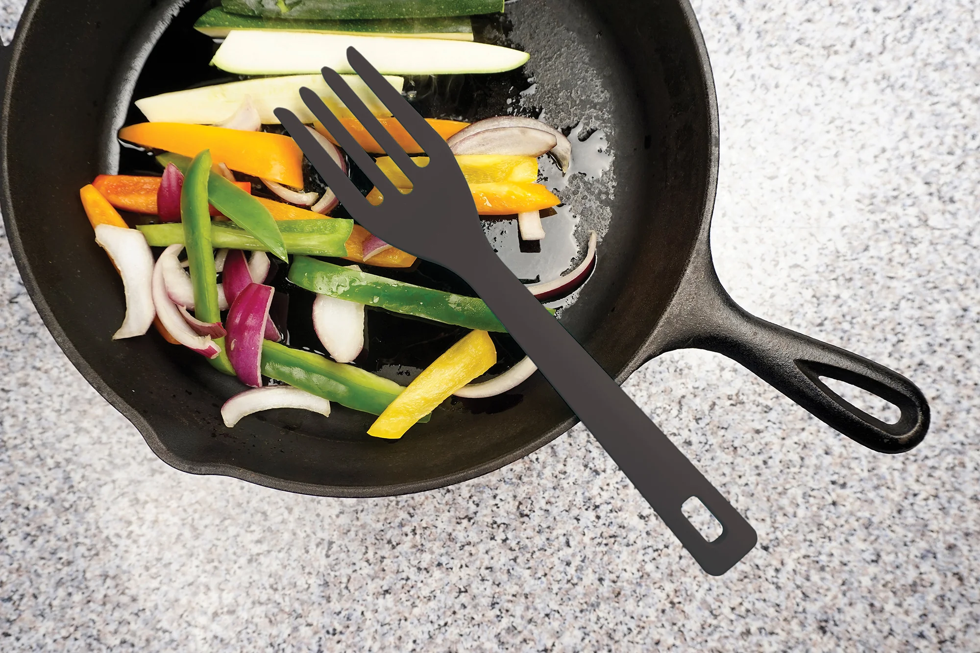 Ela's Silicone Fork - Black