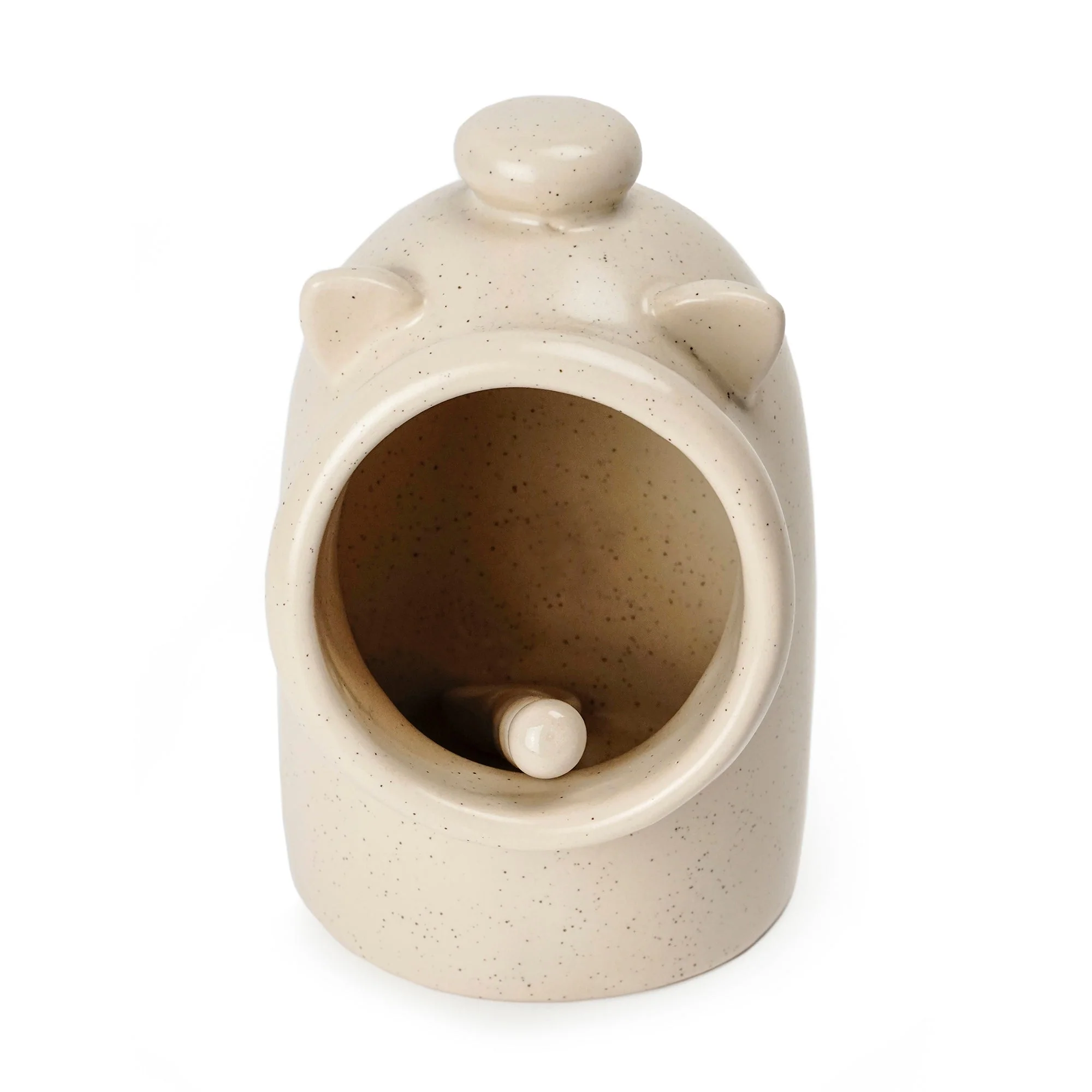Stoneware Salt Pig - Oat
