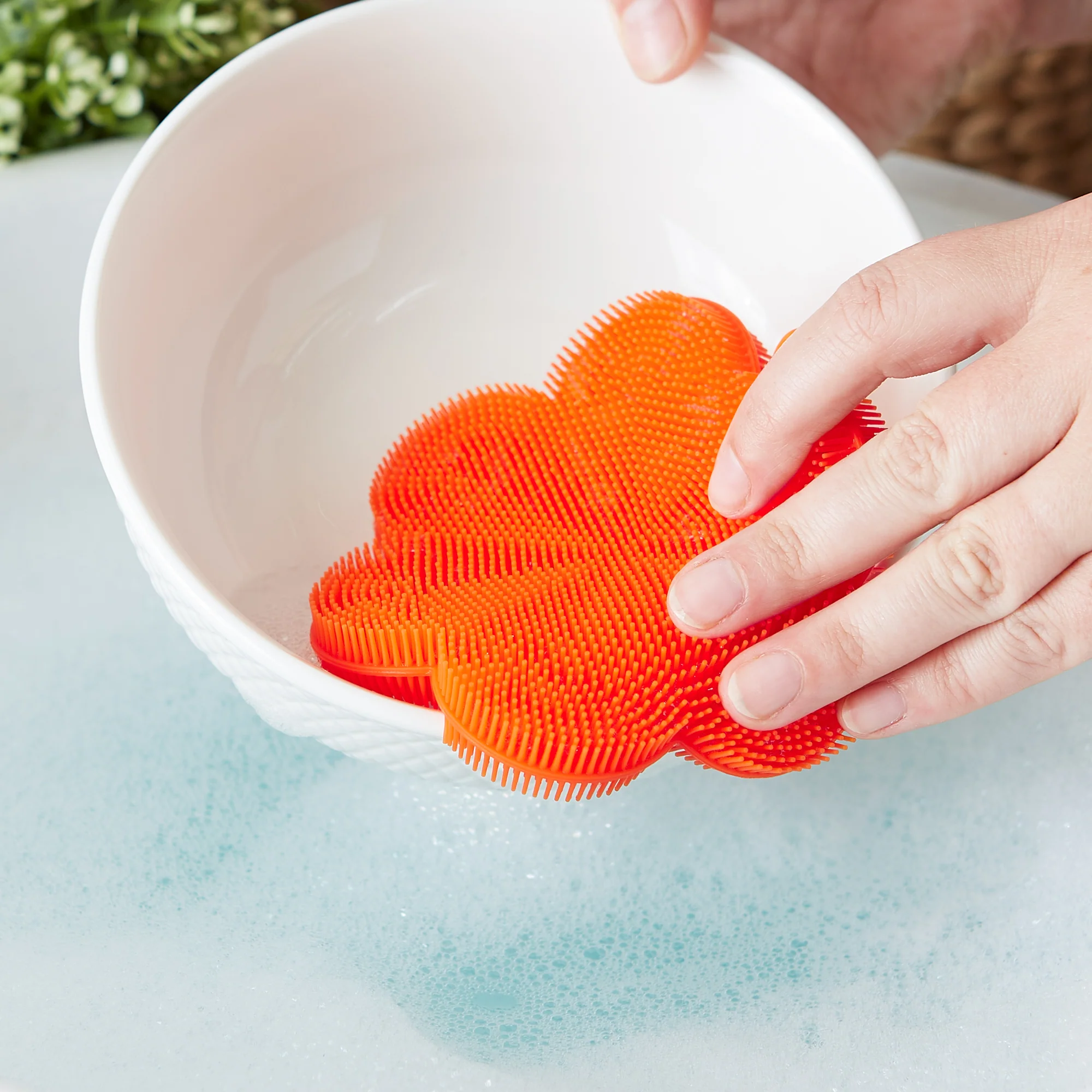 Silicone Soft Scrub - Orange