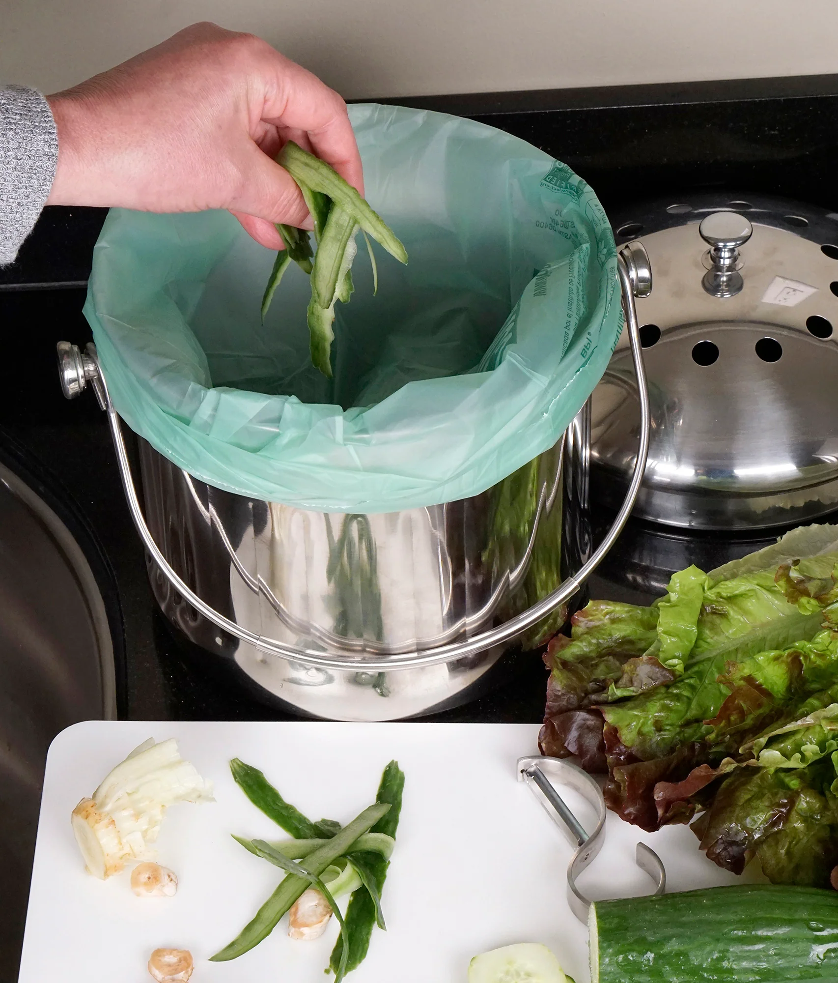 Endurance® Compost Pail - Jumbo - 1.5 Gallon