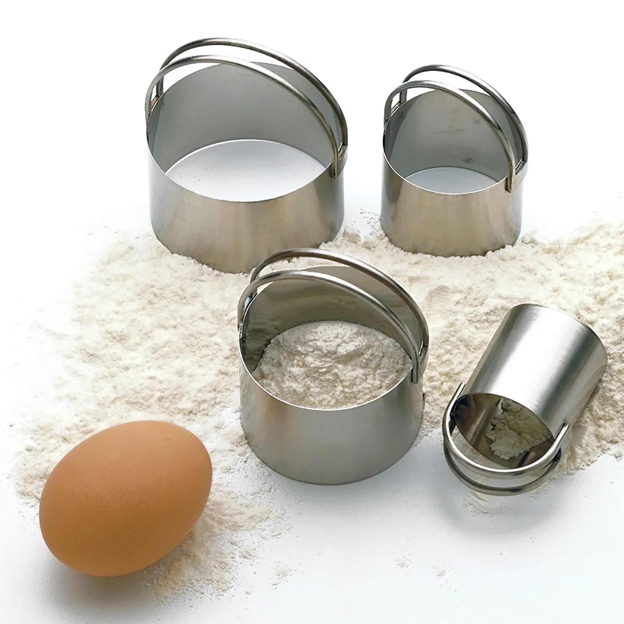 Round Biscuit Cutters - Set Of 4