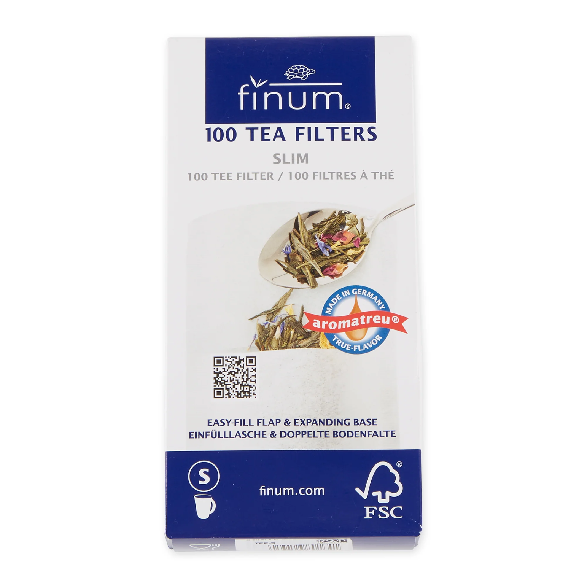 Finum® Flip Teafilters For Cups - 100Ct