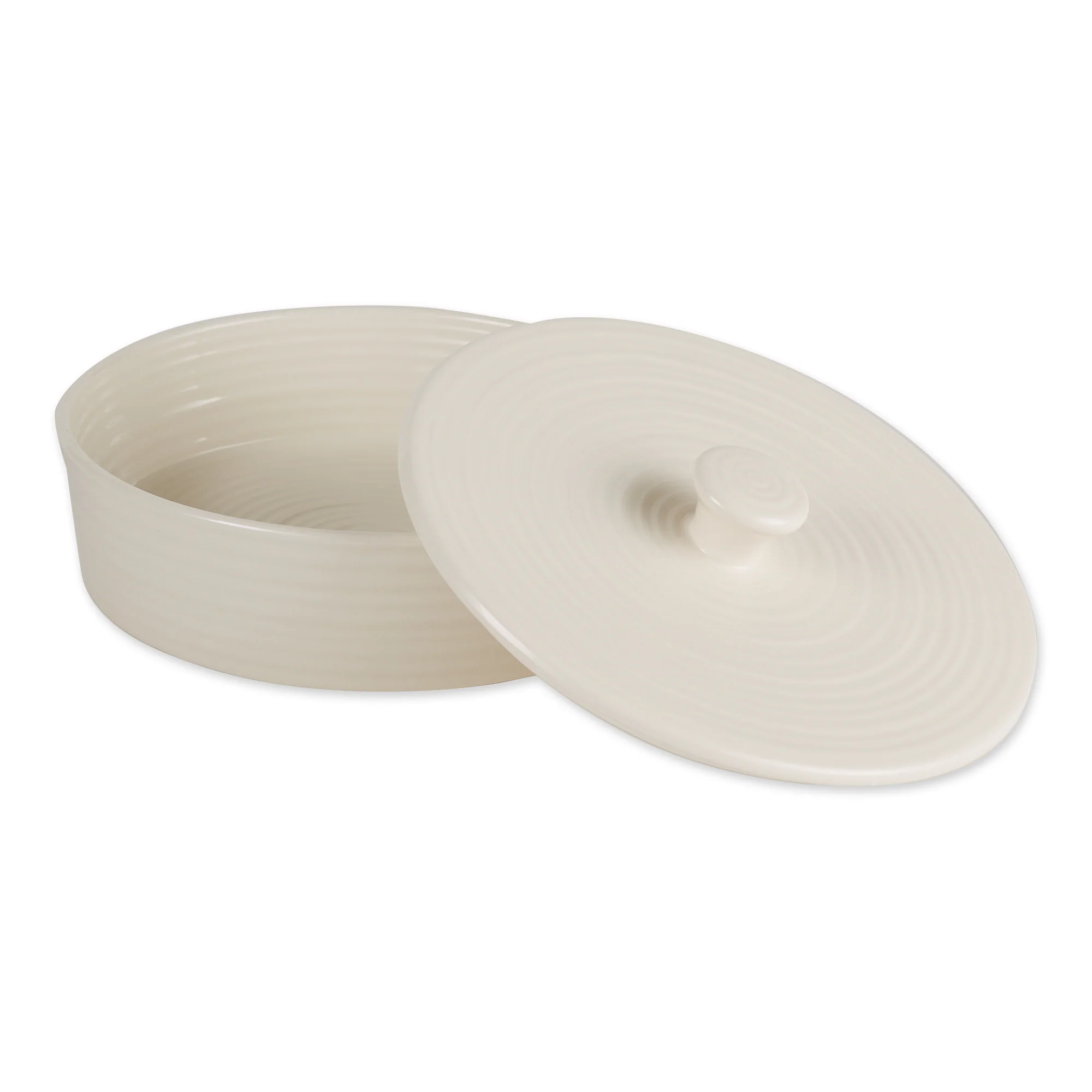 Tortilla Warmer - 8In - Stoneware - White