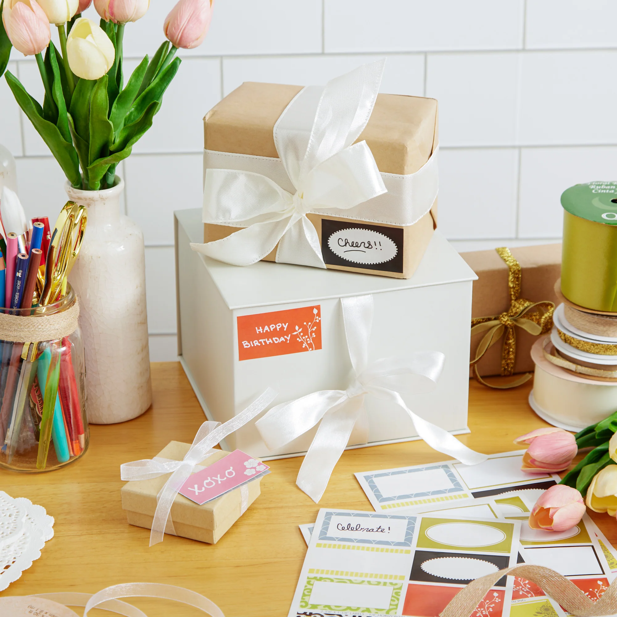 Gift Labels - Rect. Asst.