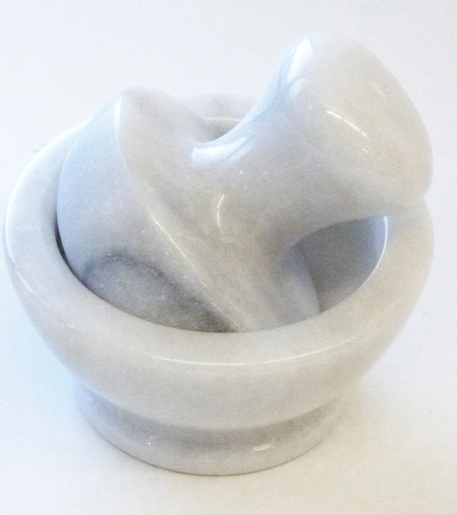 Marble Spice Grinder - White