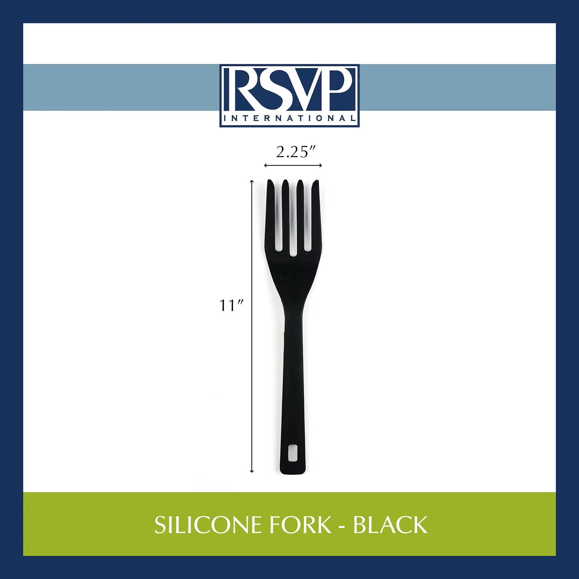 Ela's Silicone Fork - Black