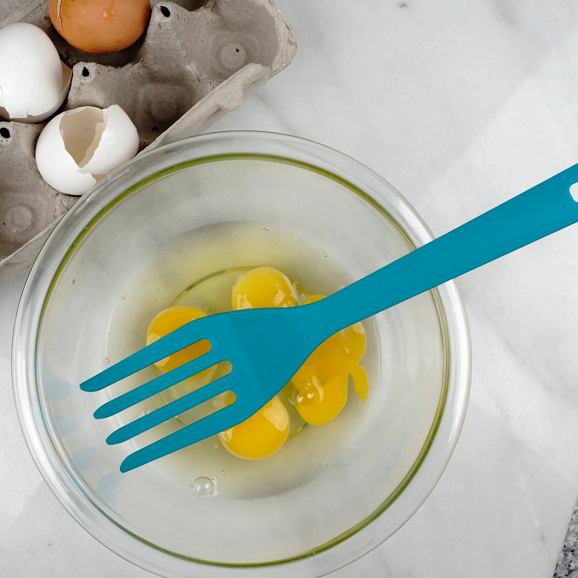 Ela's Silicone Fork - Turquoise