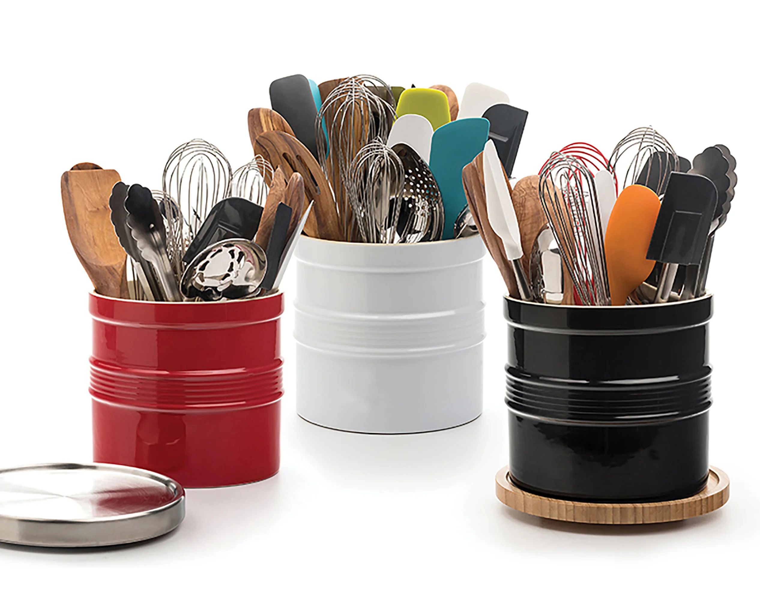 Oversized Tool Crock - White