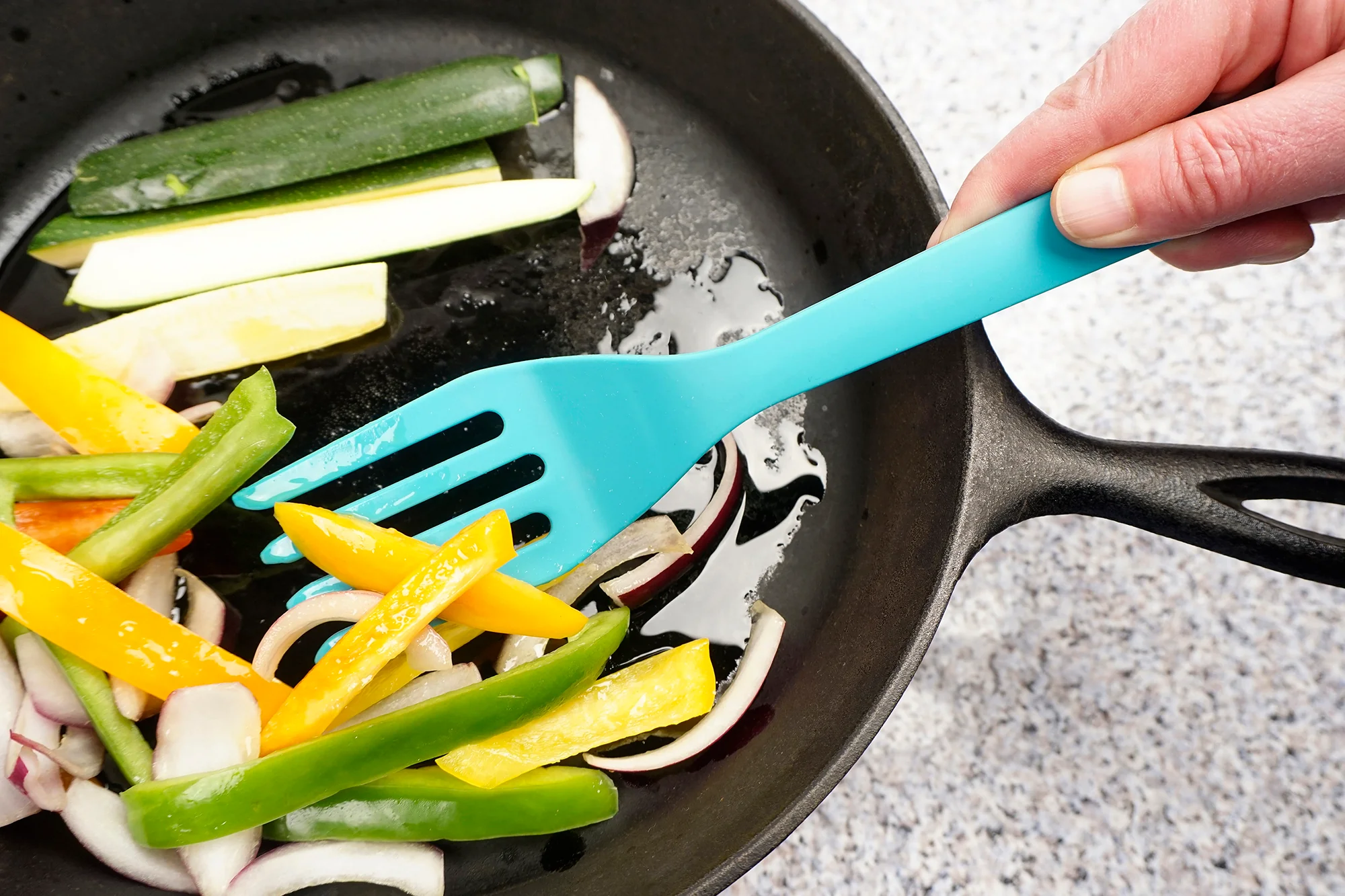 Ela's Silicone Fork - Turquoise