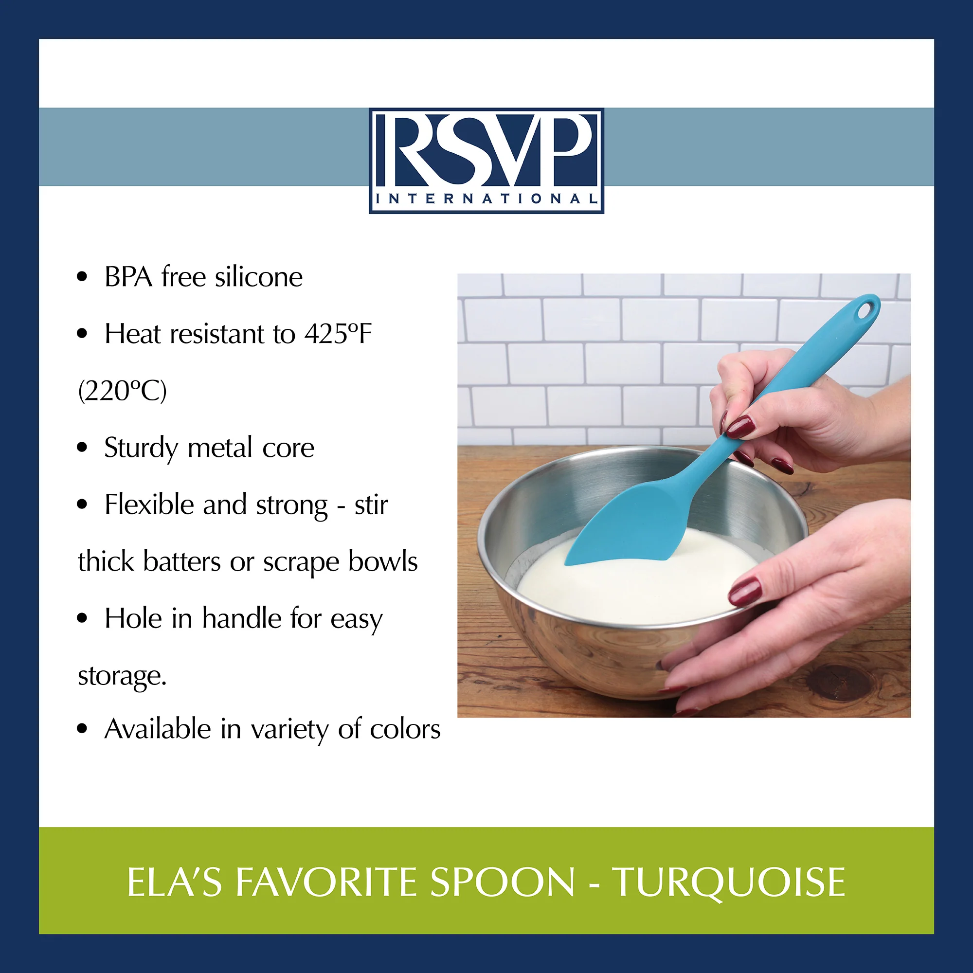 Ela's Favorite Spoon - Turquoise