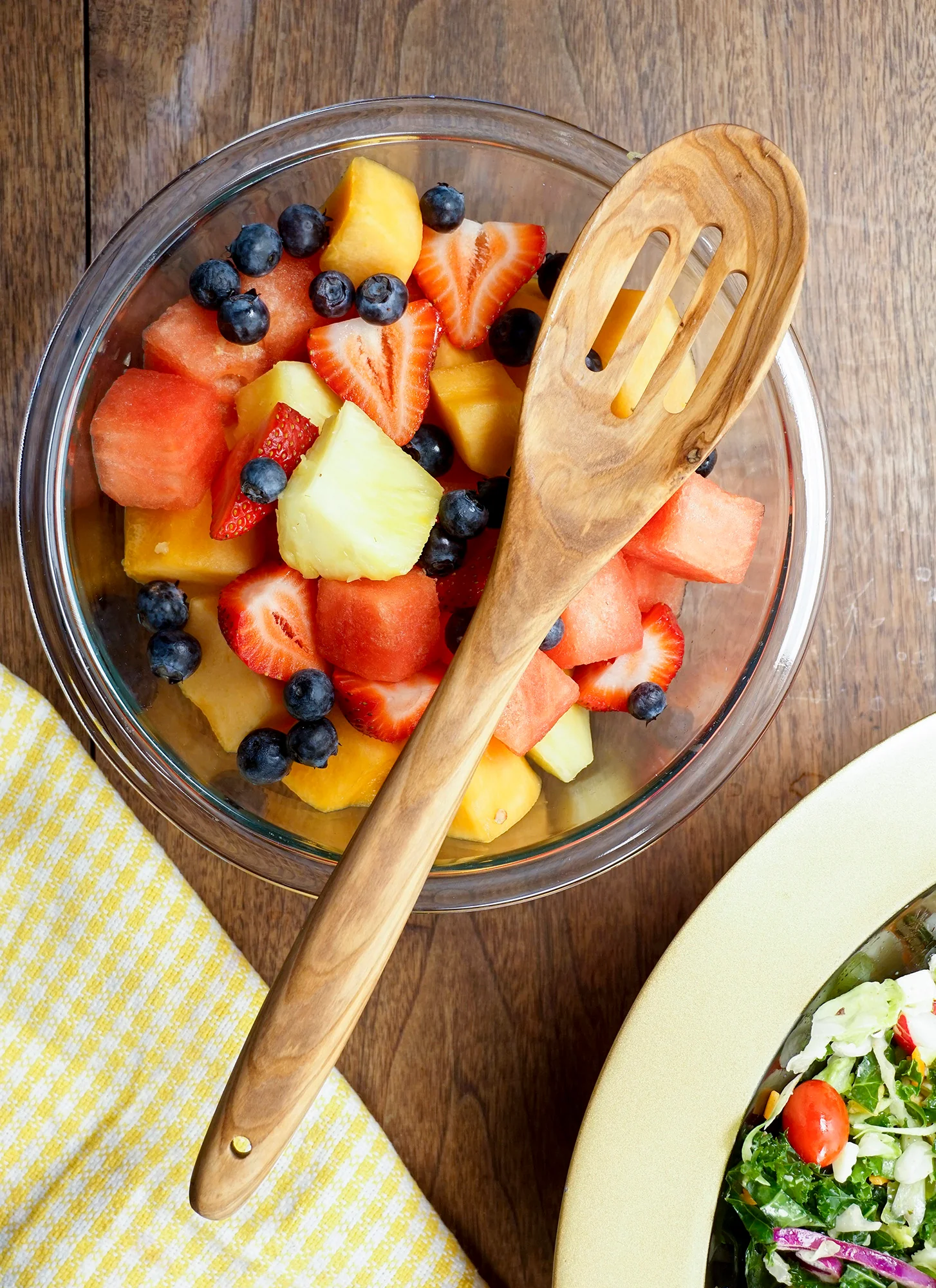 Olive Wood Slotted Spoon