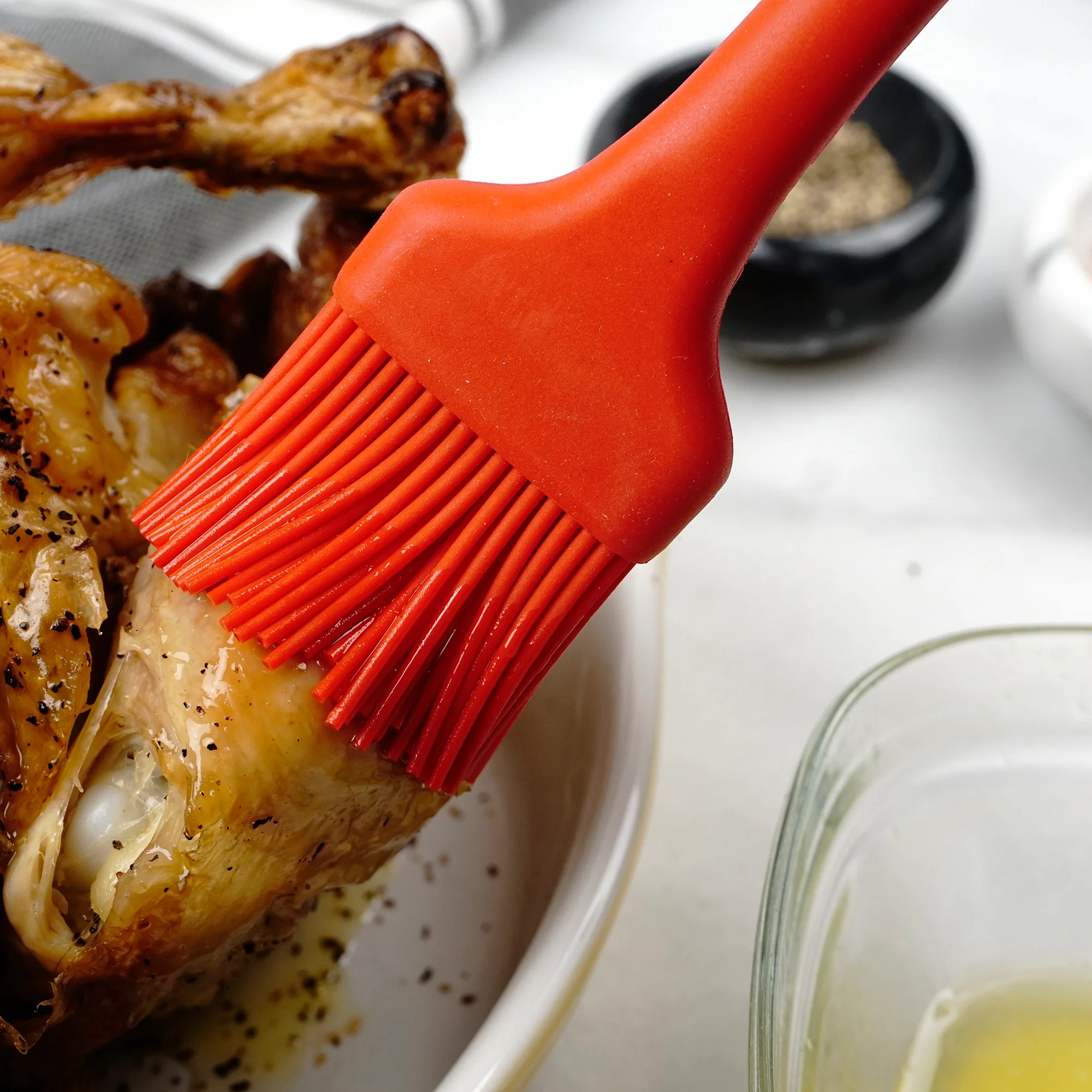 Ela's Silicone Basting Brush - Red