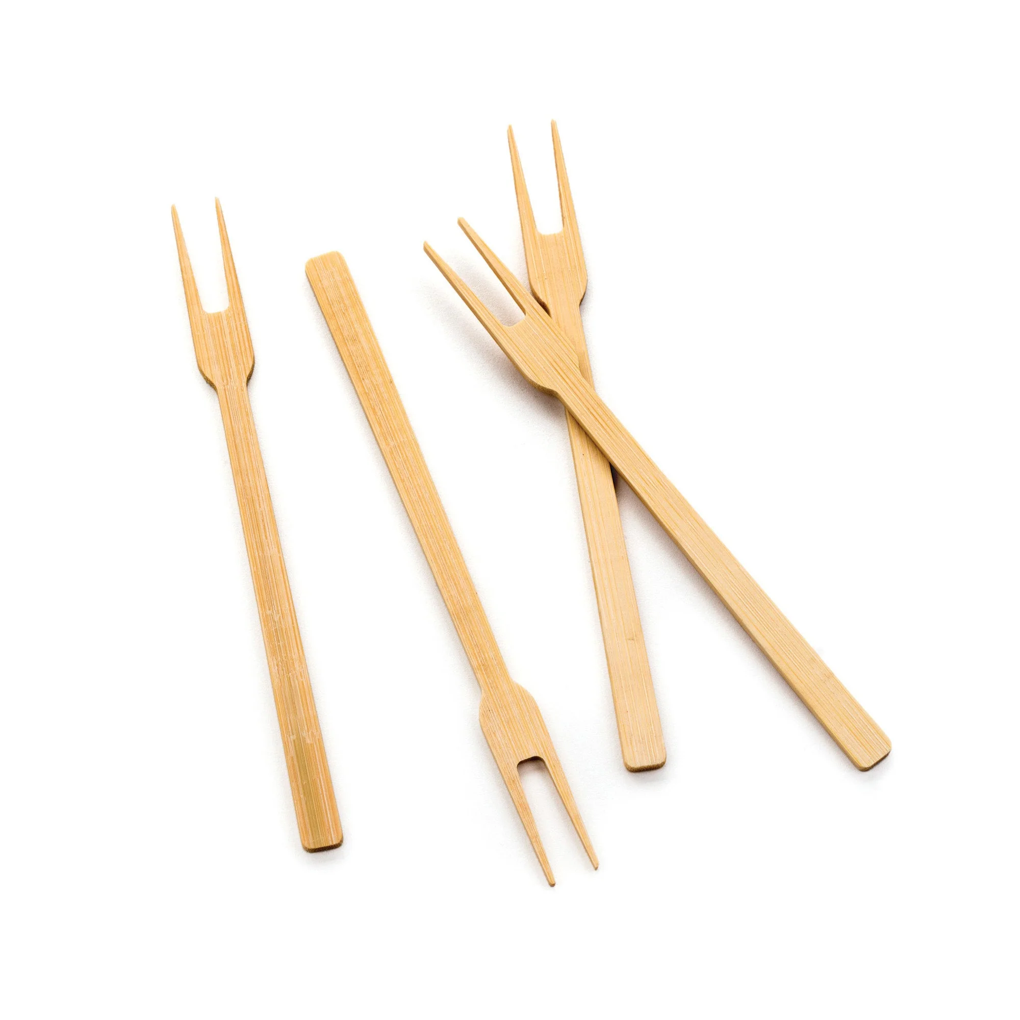 Bamboo 6in App Fork - 50 Ct