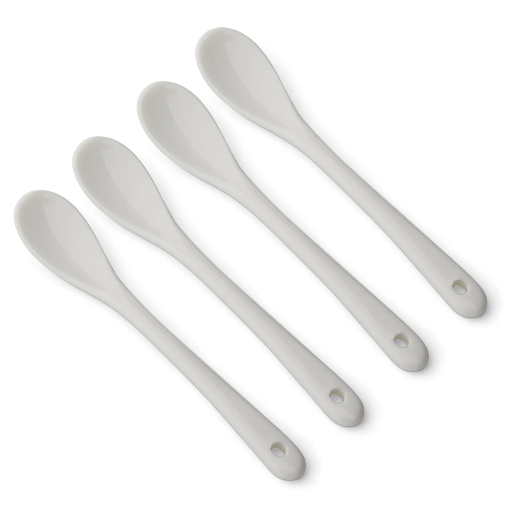 Porcelain Egg Spoon Set Of 4