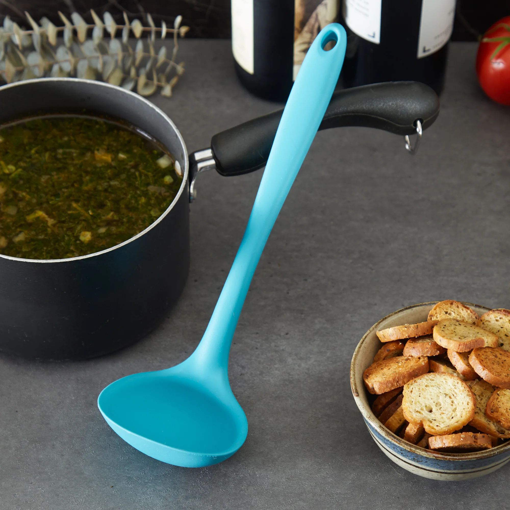 Ela's Silicone Ladle - Turquoise