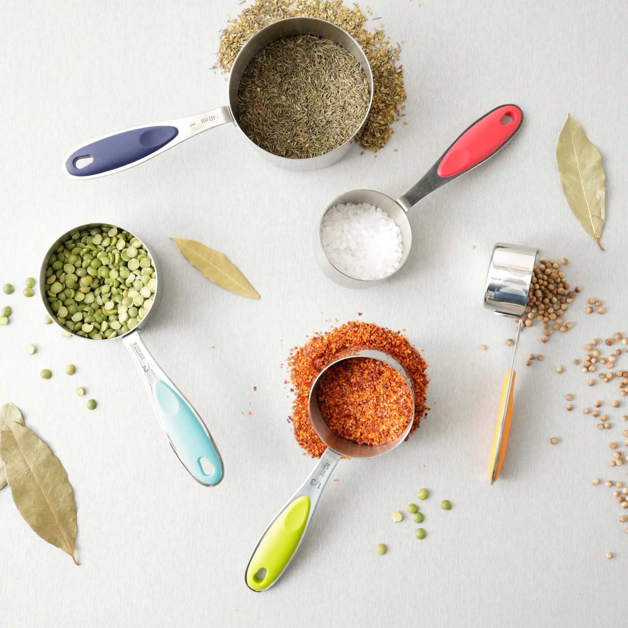 Endurance® Colorful Measuring Cups - Set of 5