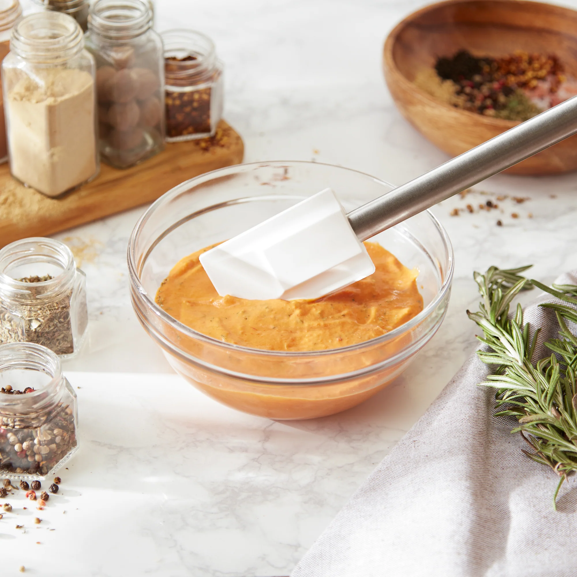 Silicone Spatula - Medium - White