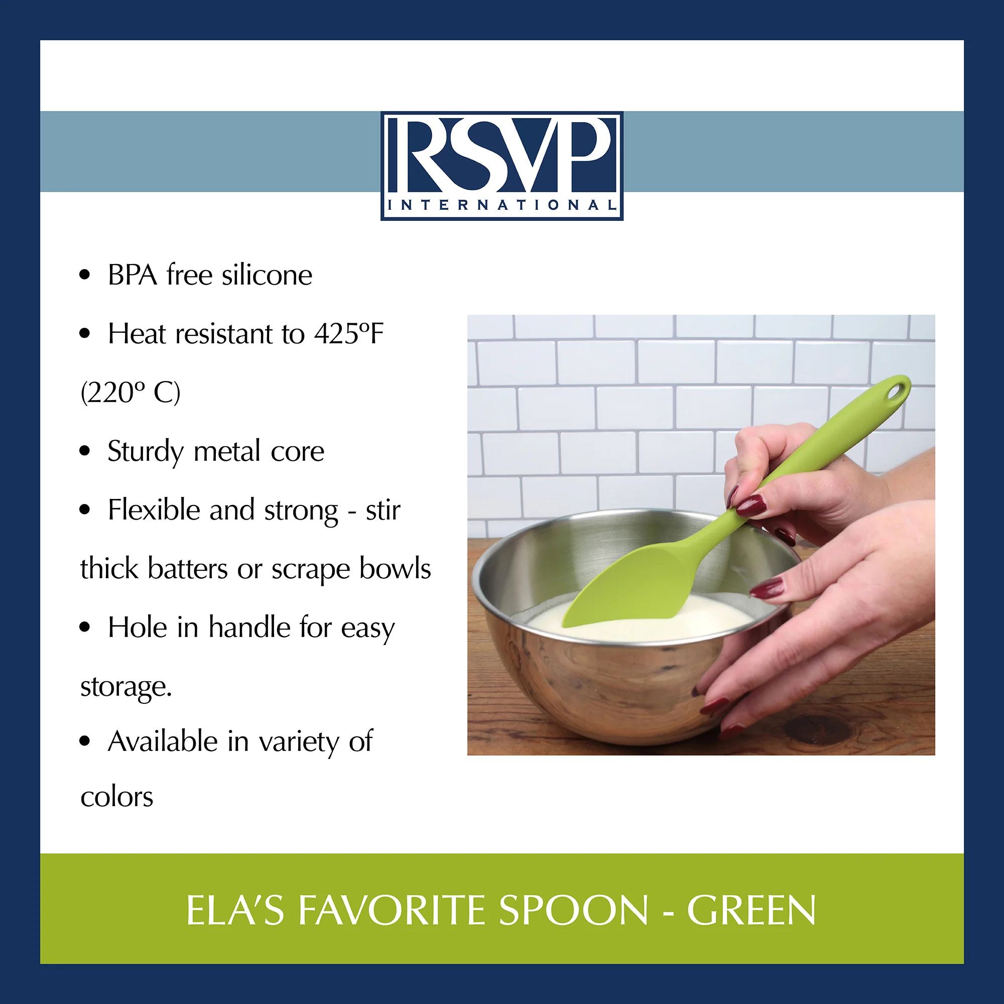 Ela's Favorite Spoon - Green