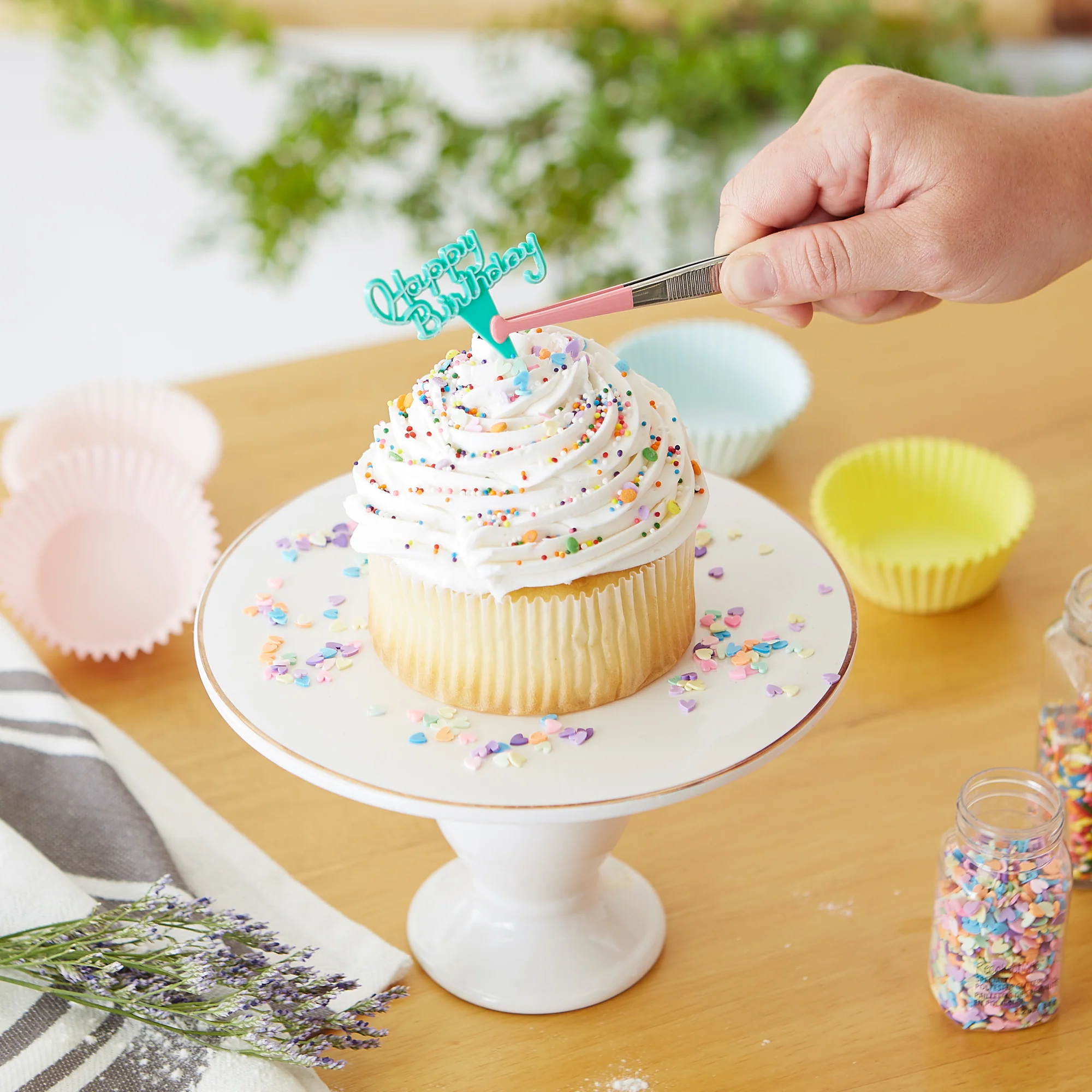 Mini Decorating Tweezer - Pink