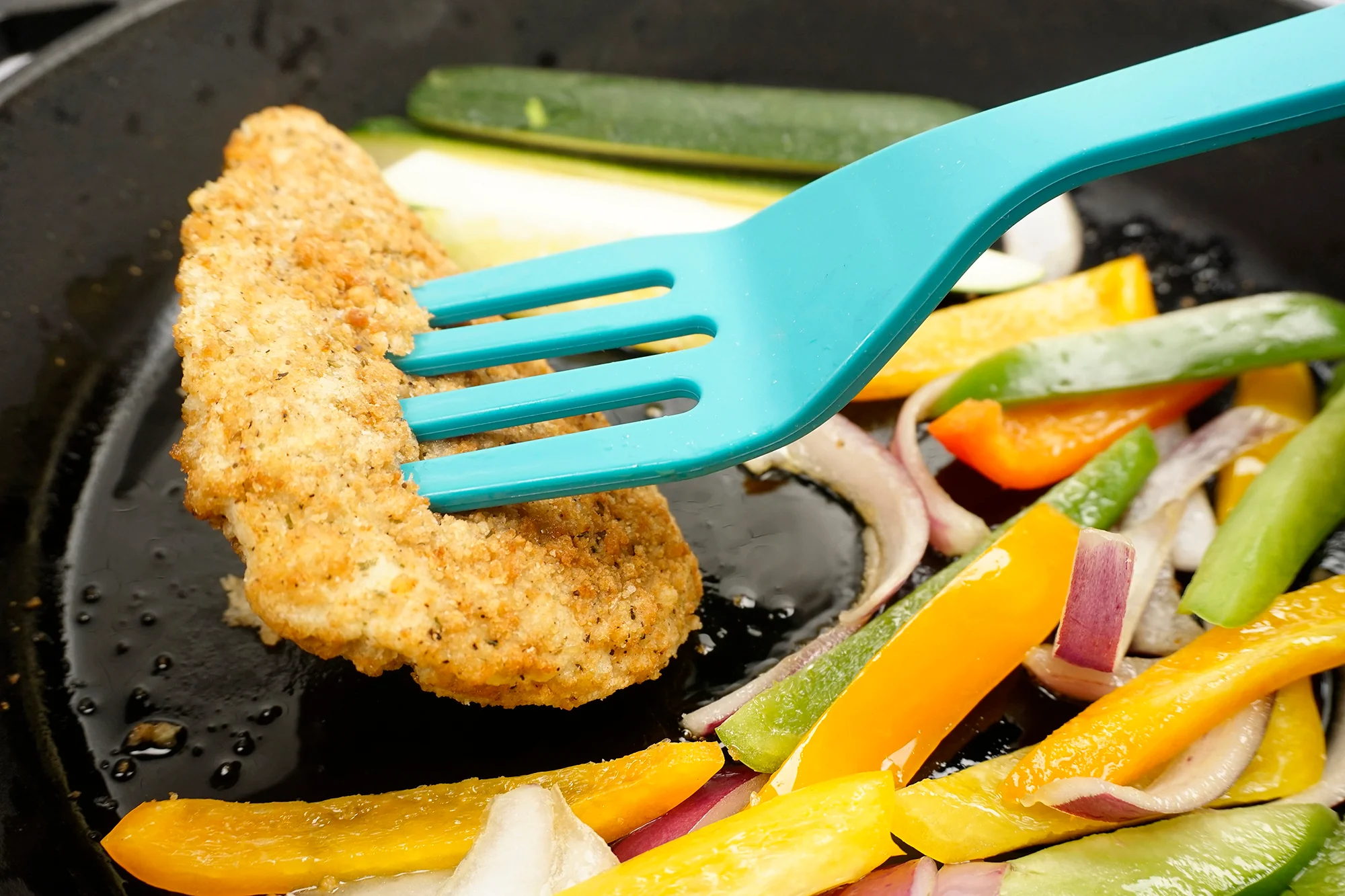 Ela's Silicone Fork - Turquoise