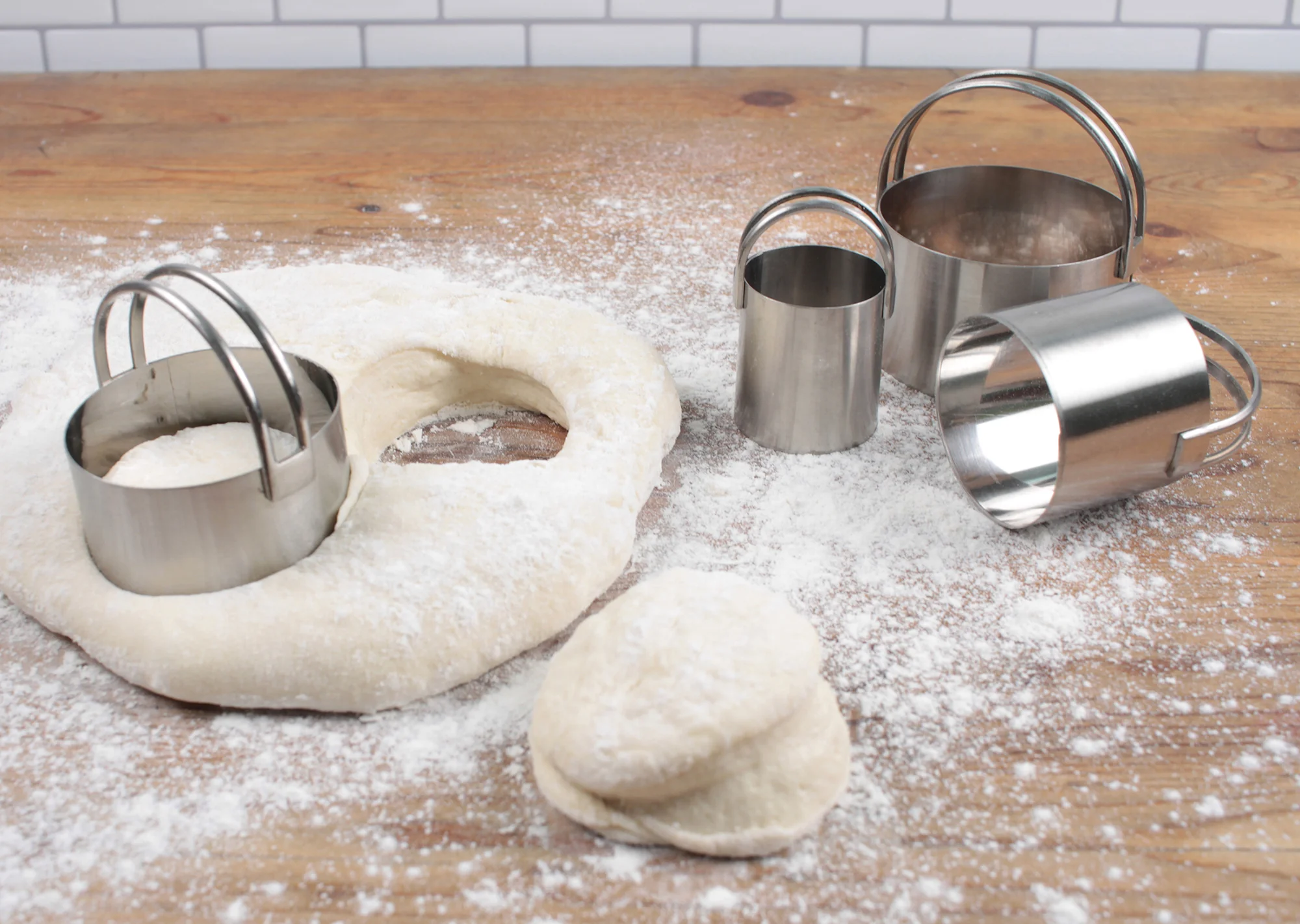 Round Biscuit Cutters - Set Of 4