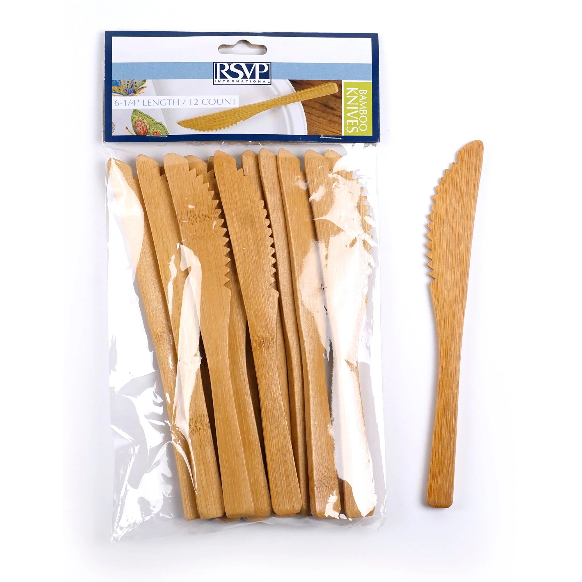 Bamboo Kitchen Utensil 12 Piece Set, Knife Set