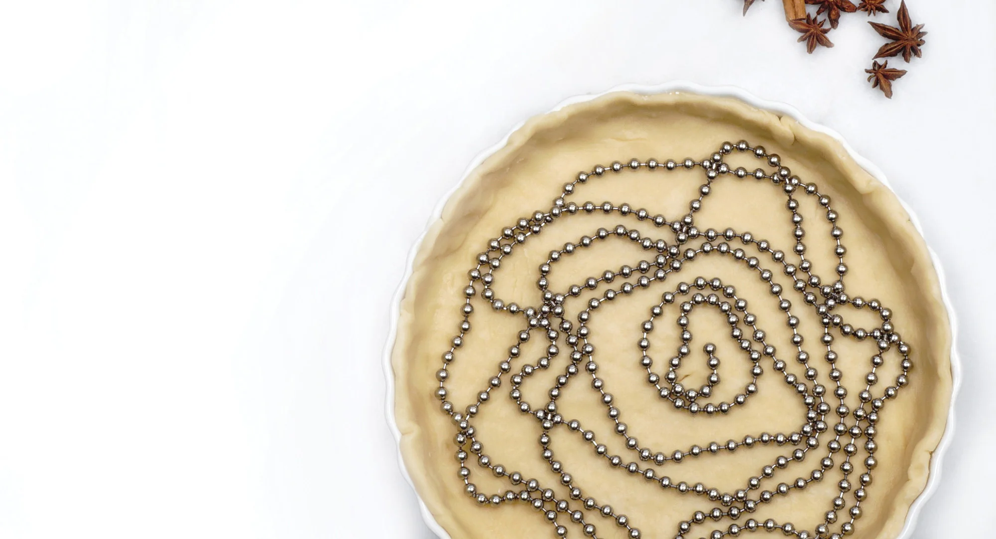 Beaded Pie Chain - 10 Ft