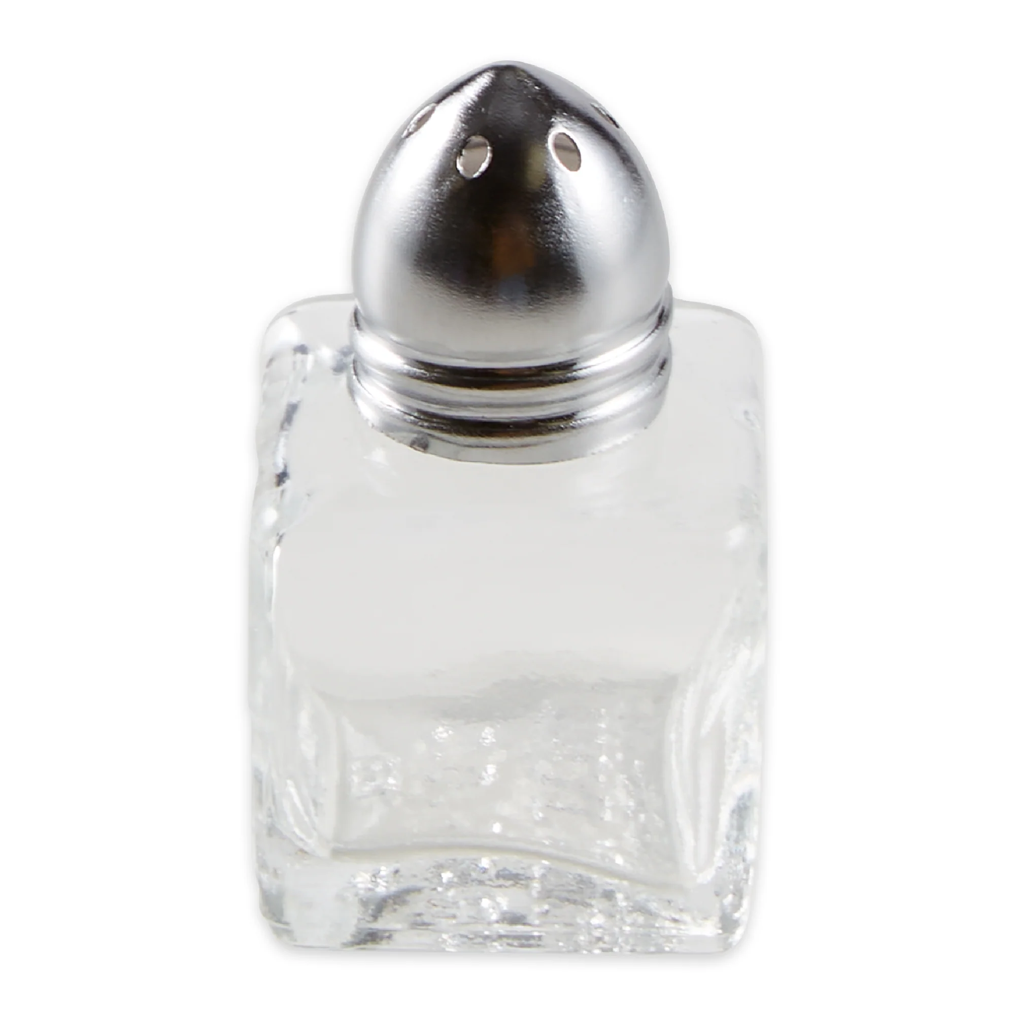 Mini Glass Salt & Pepper Shakers with Rack Set Of 12