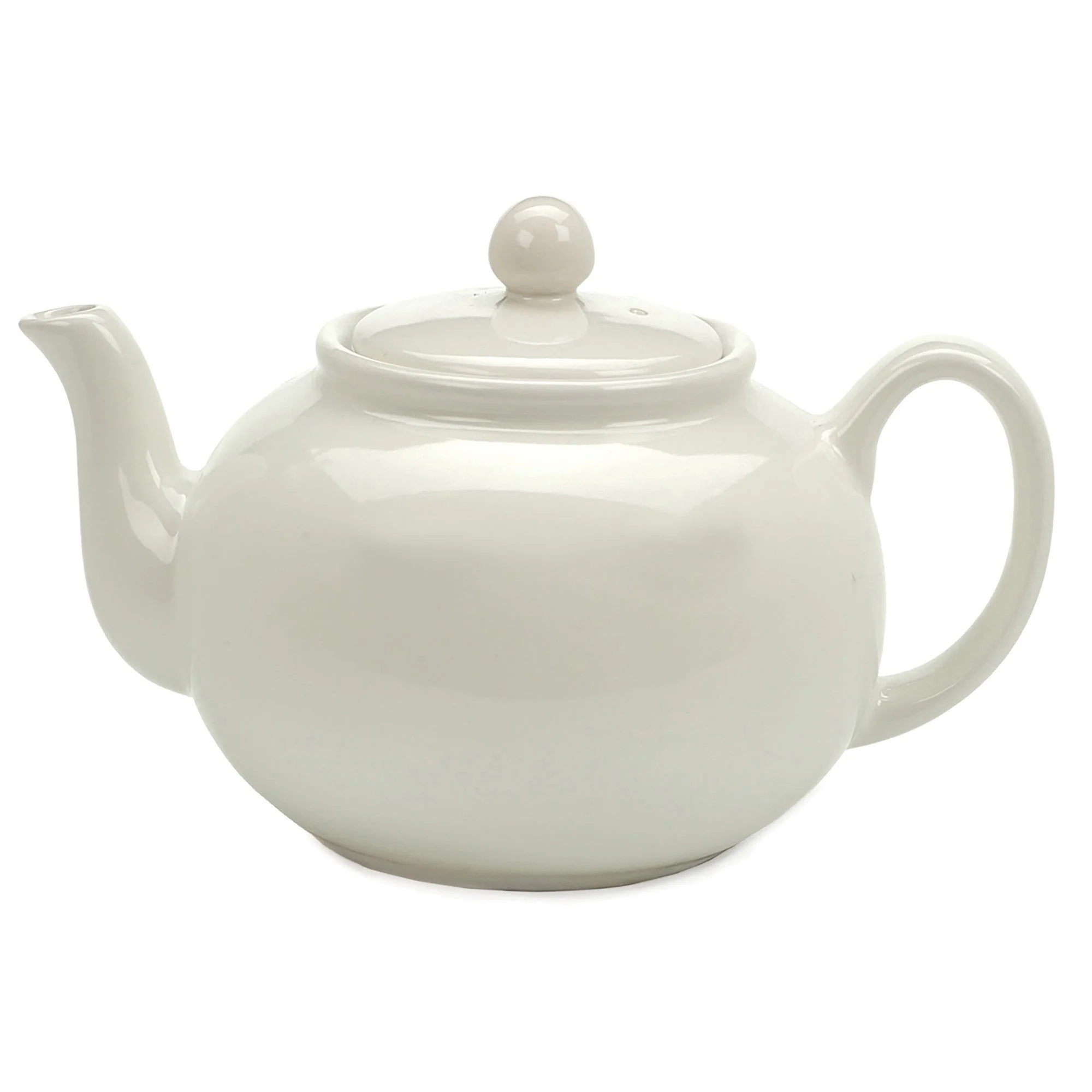 Stoneware Teapot - White