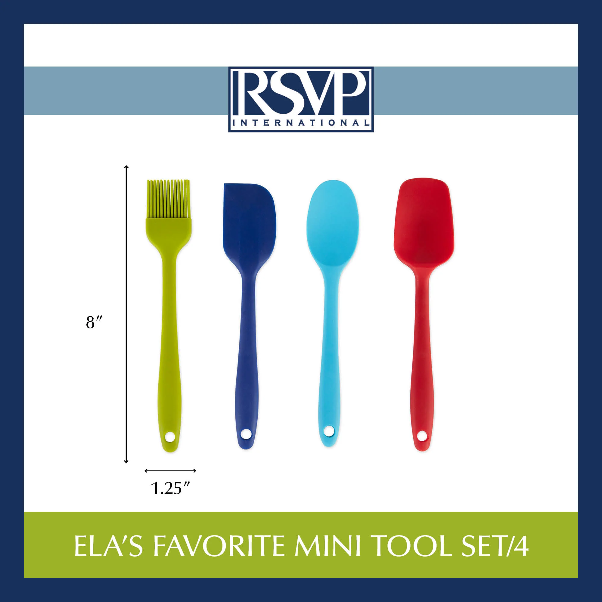 Mini Silicone Tool Set of 4