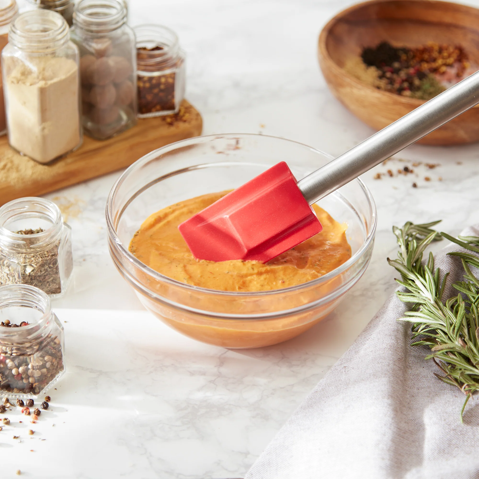 Silicone Spatula - Medium - Red