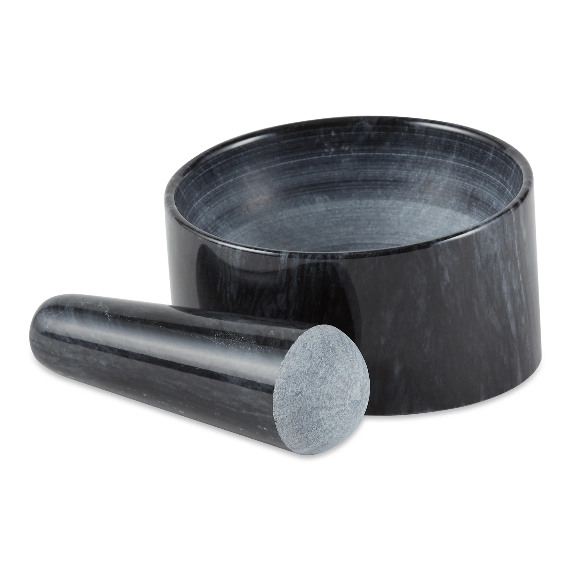 Marble Mortal & Pestle - Black