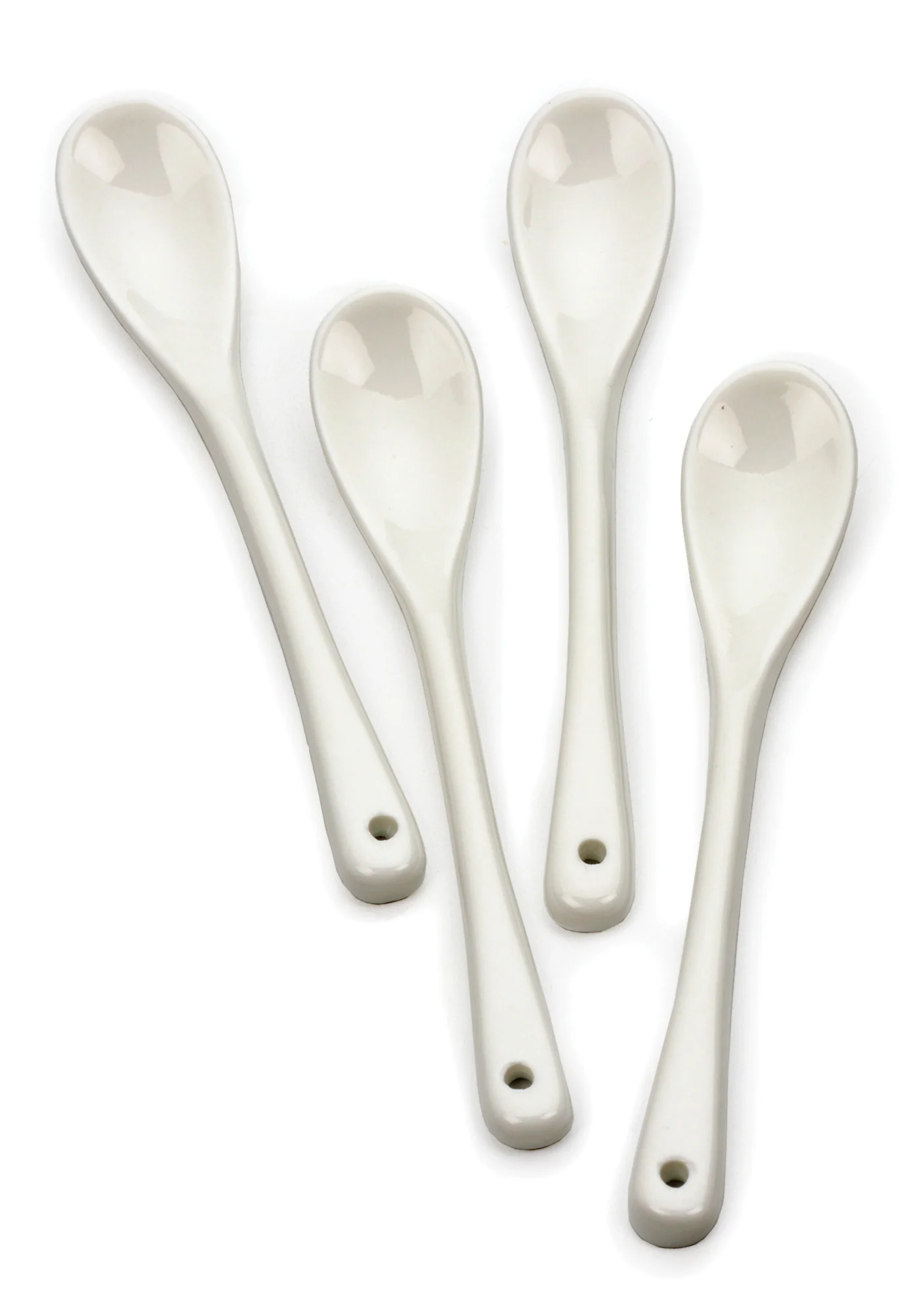 Porcelain Egg Spoon Set Of 4