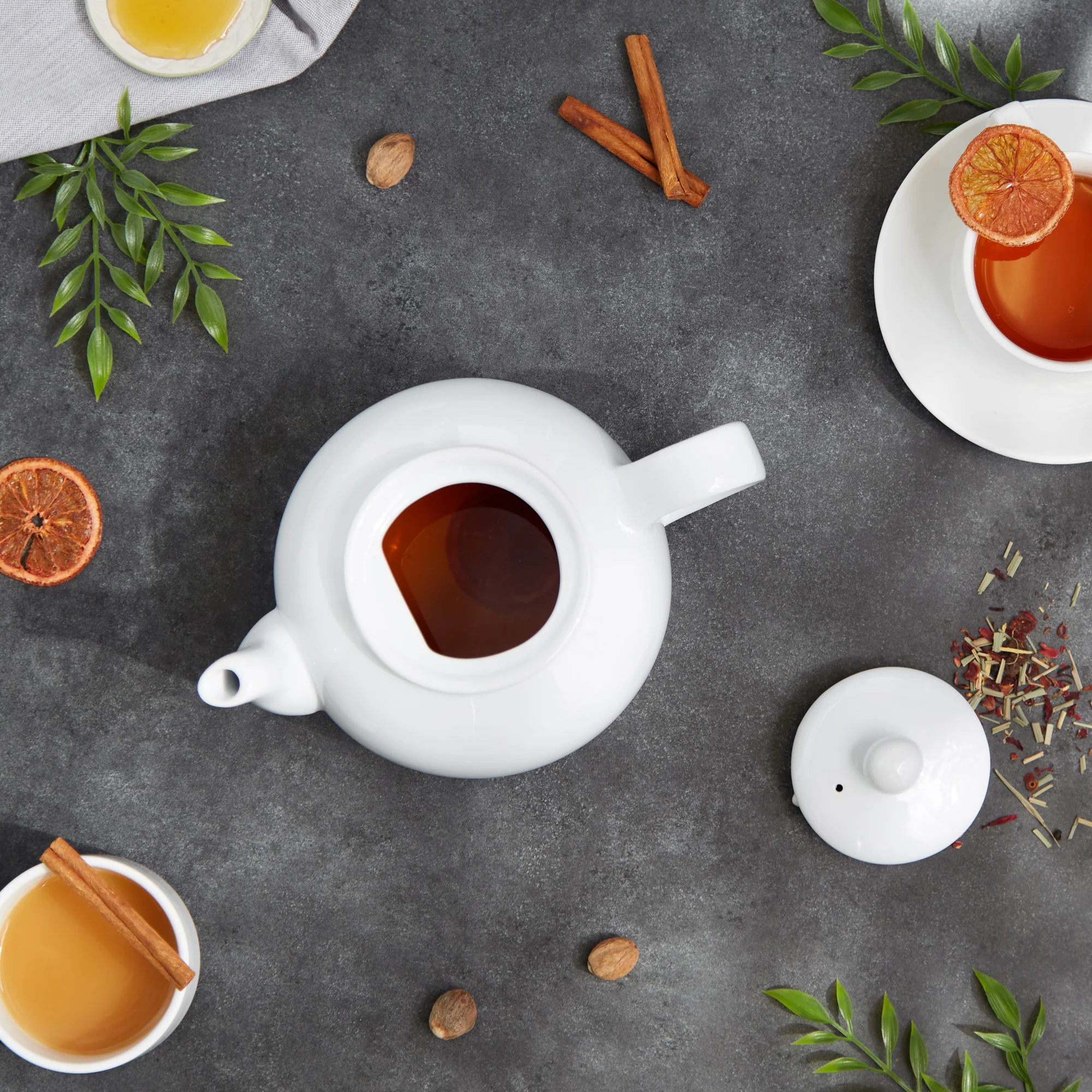 Stoneware Teapot - White