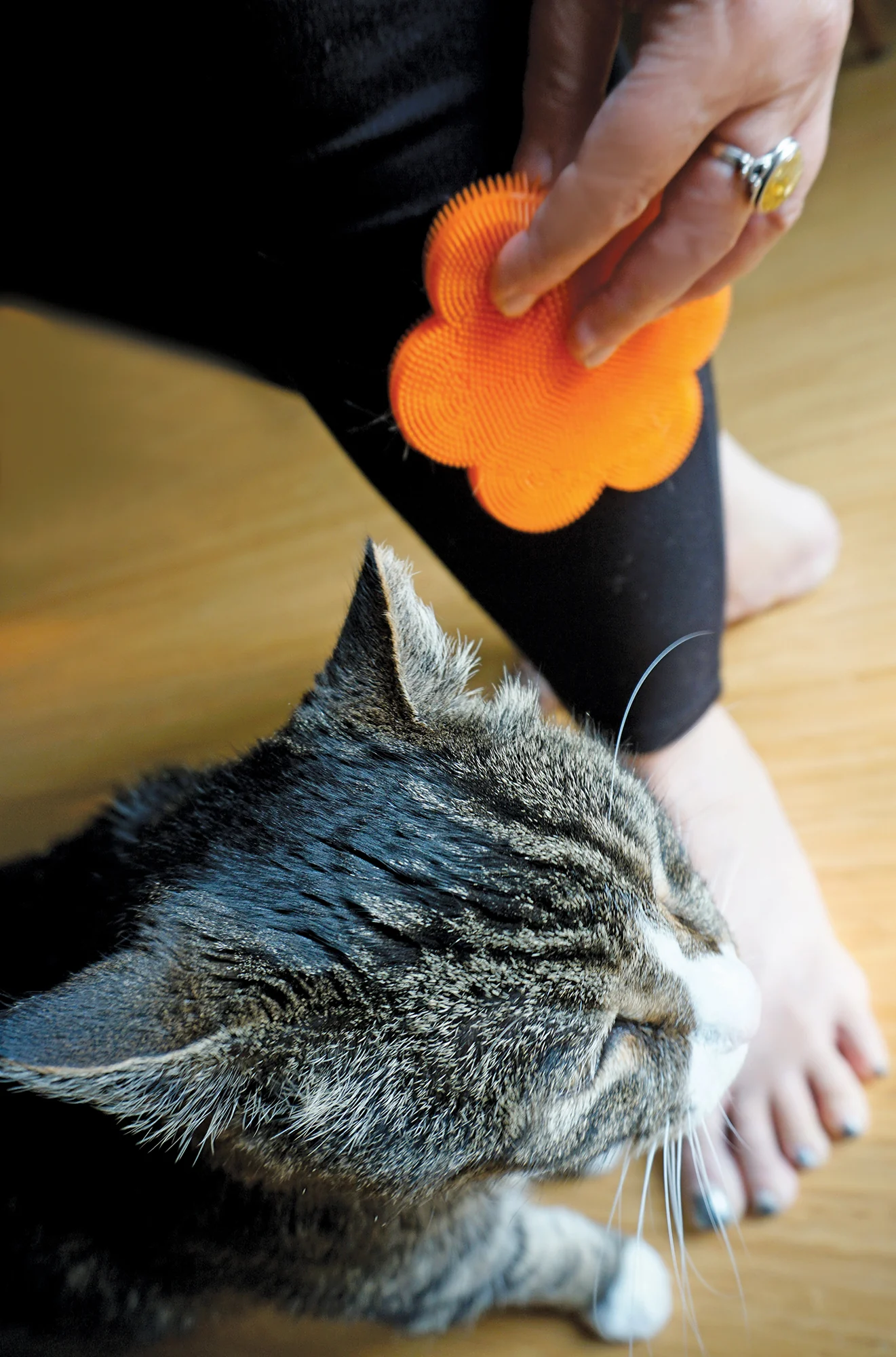 Silicone Soft Scrub - Orange