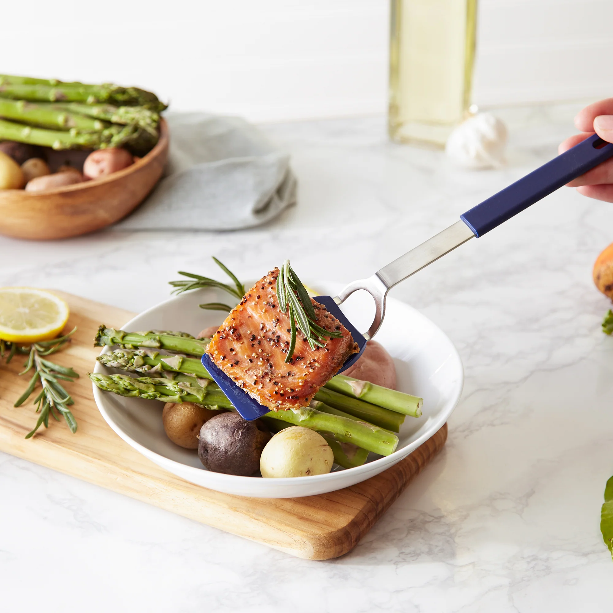 Flexible Nylon Spatula - Small - Blue