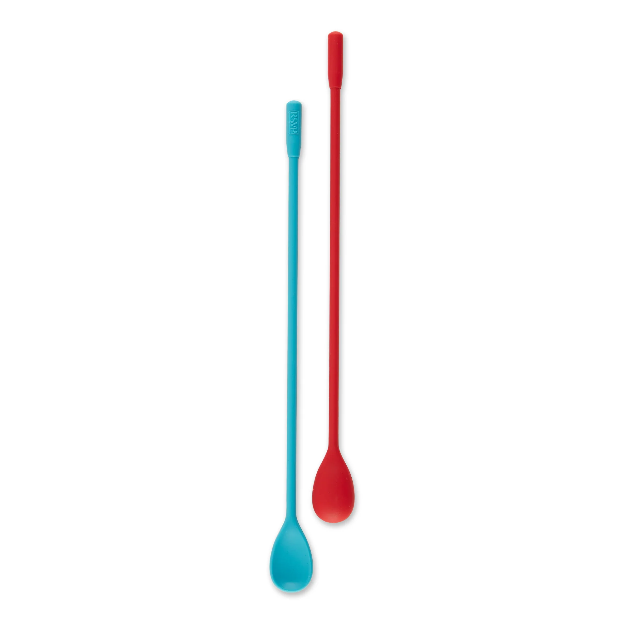 Silicone Stir Spoons Set Of 2 - 10In