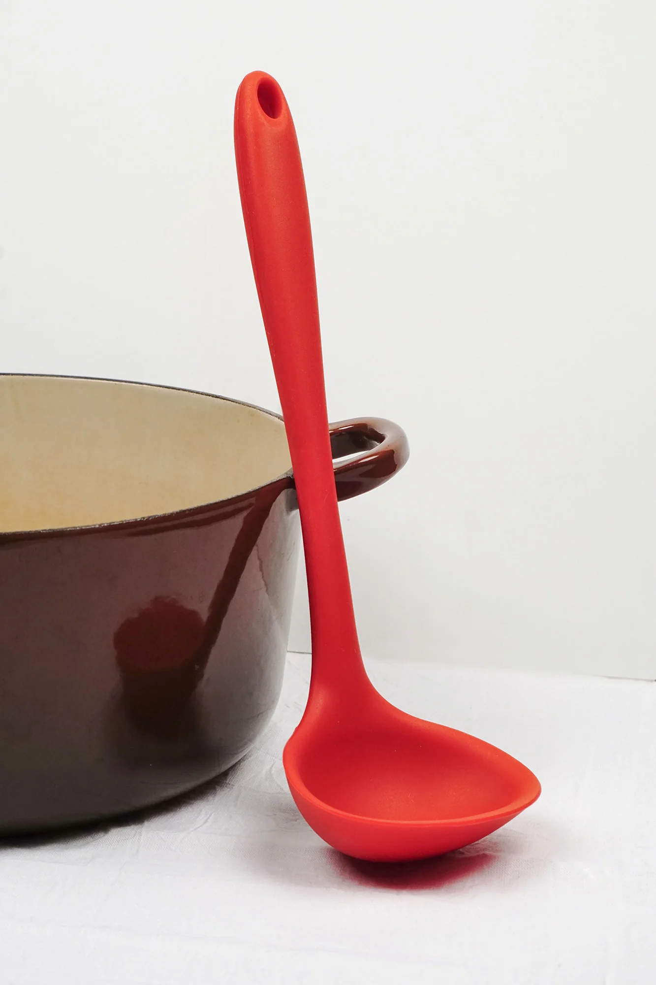 Ela's Silicone Ladle - Red