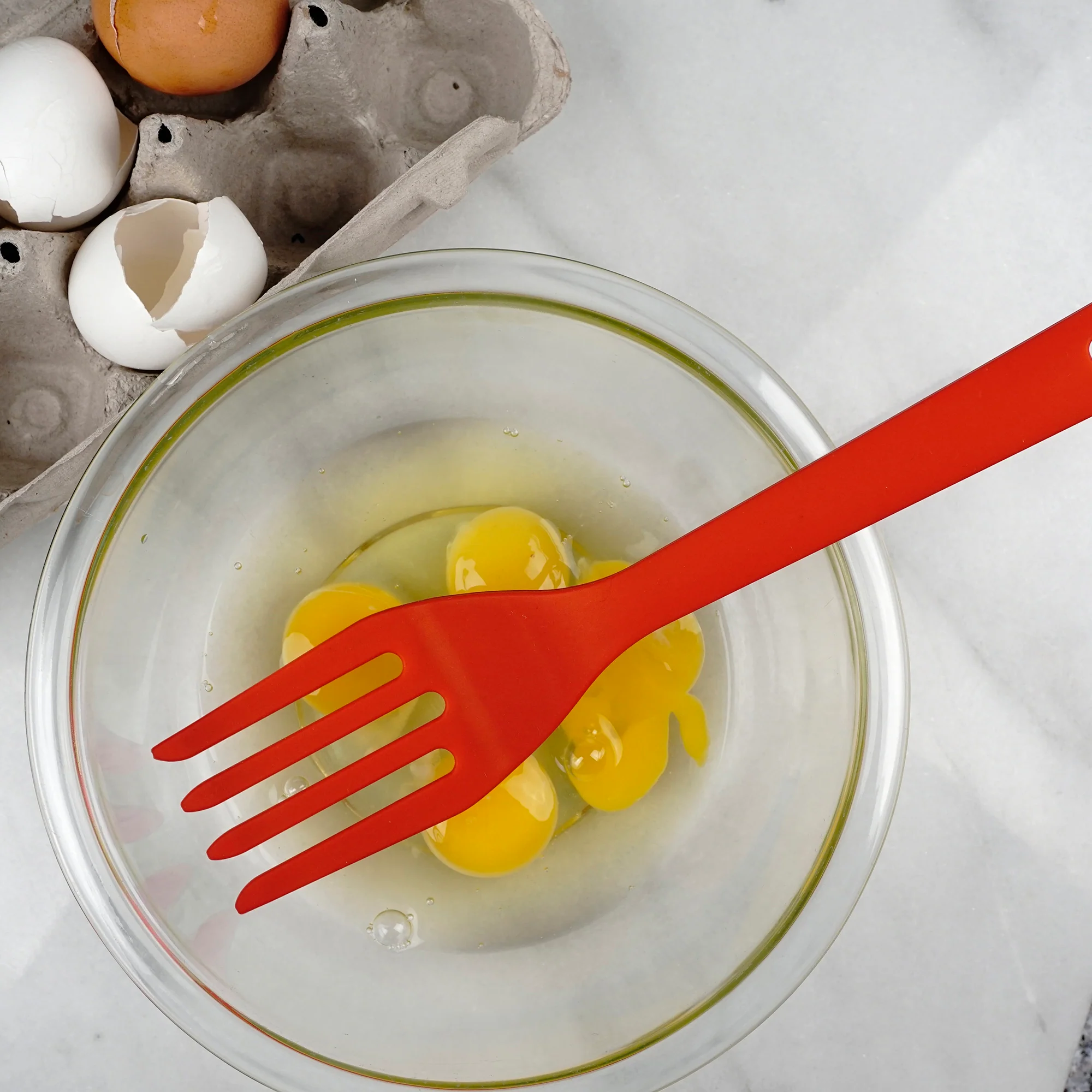 Ela's Silicone Fork - Red