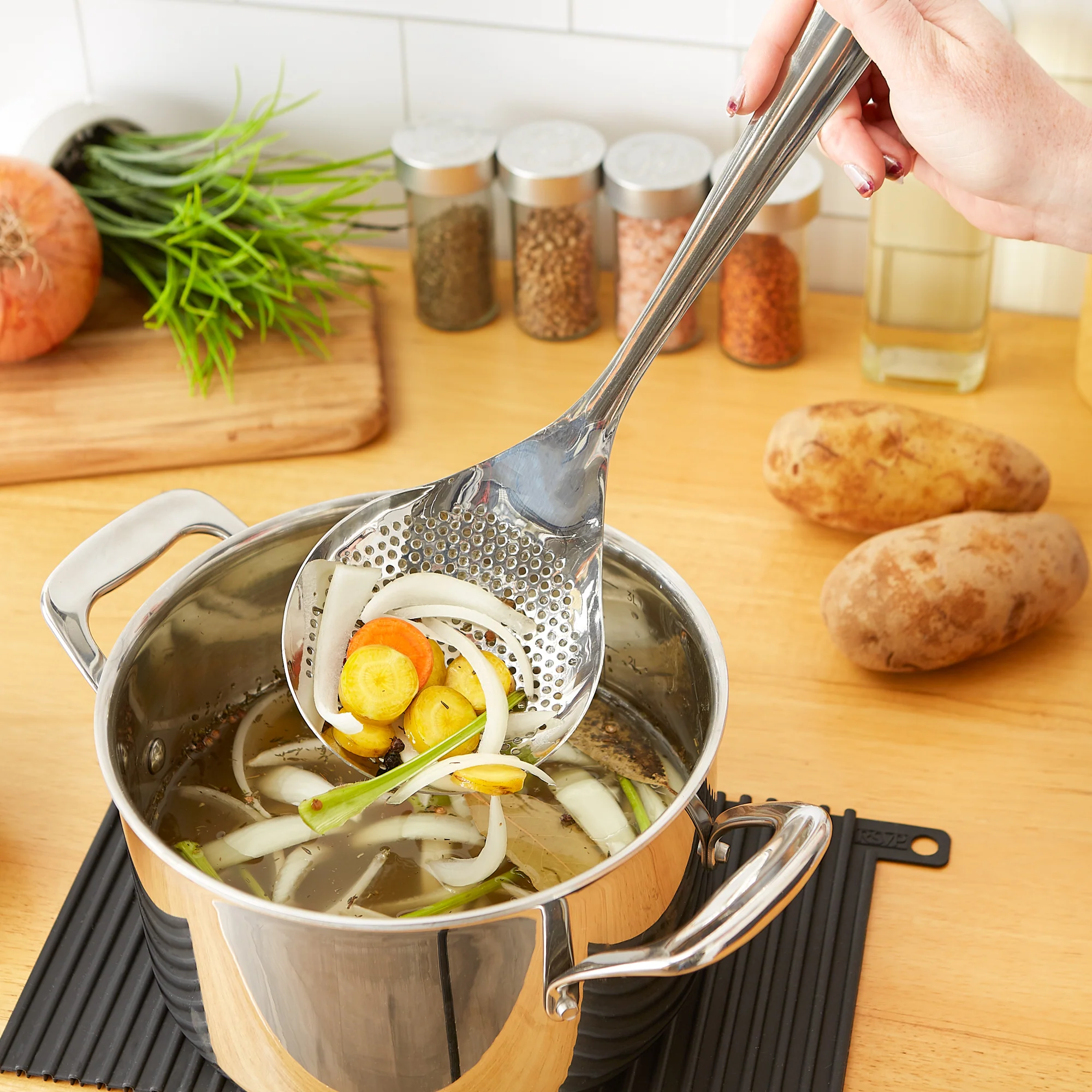 Endurance® Pierced Straining Spoon