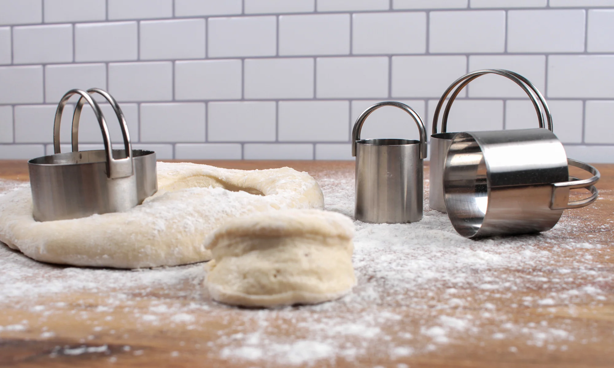 Round Biscuit Cutters - Set Of 4