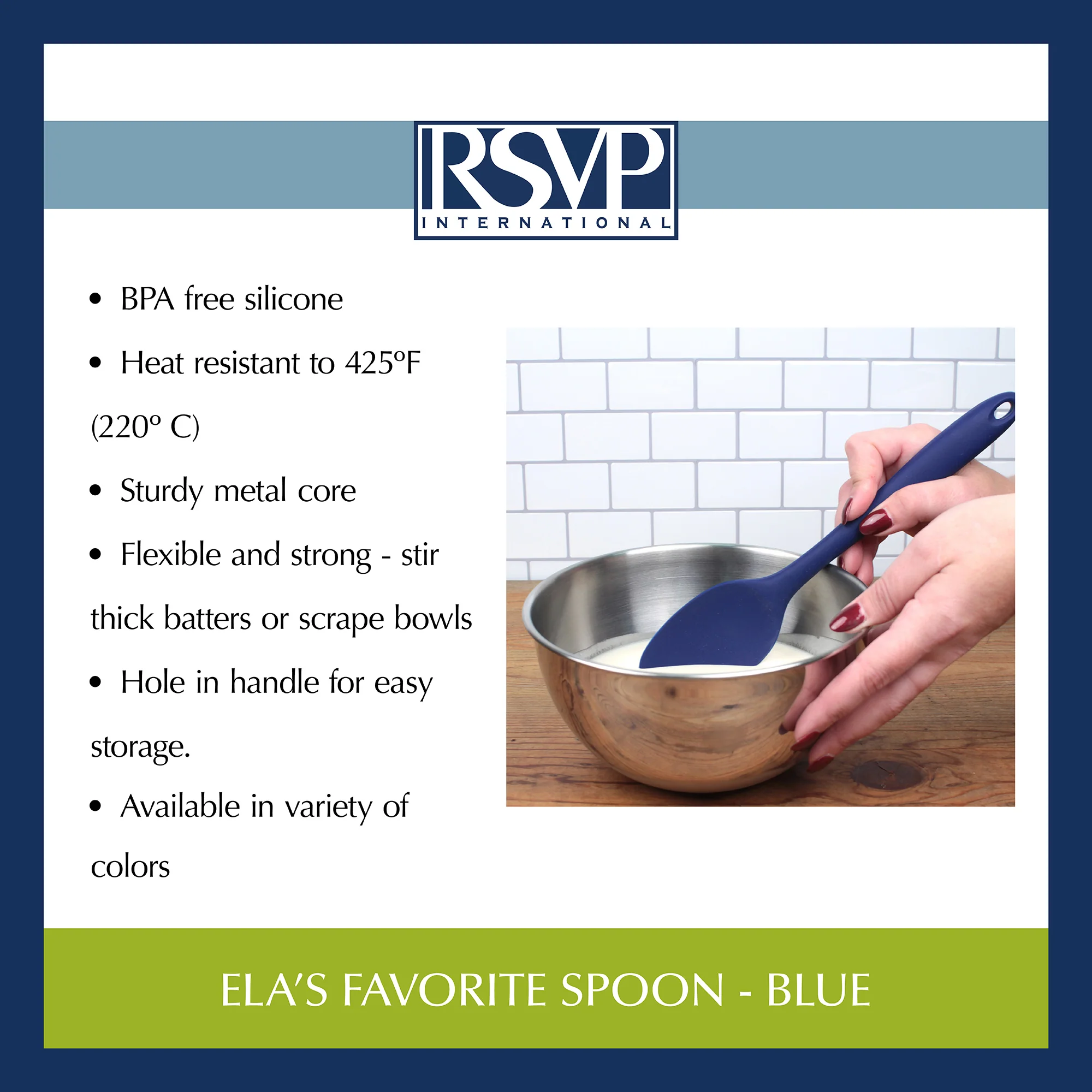 Ela's Favorite Spoon - Blue
