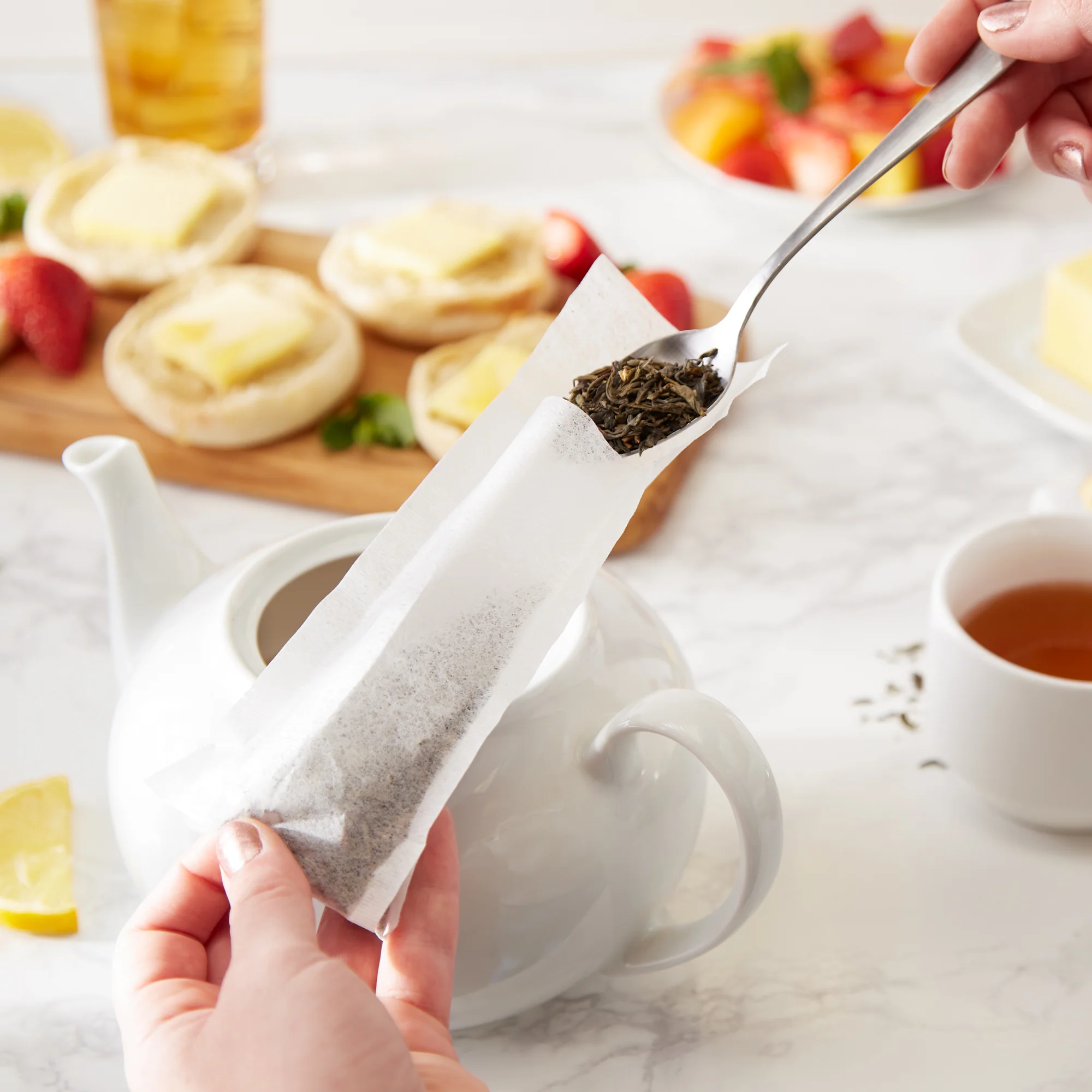 Finum® Flip Teafilters For Teapots - 100Ct