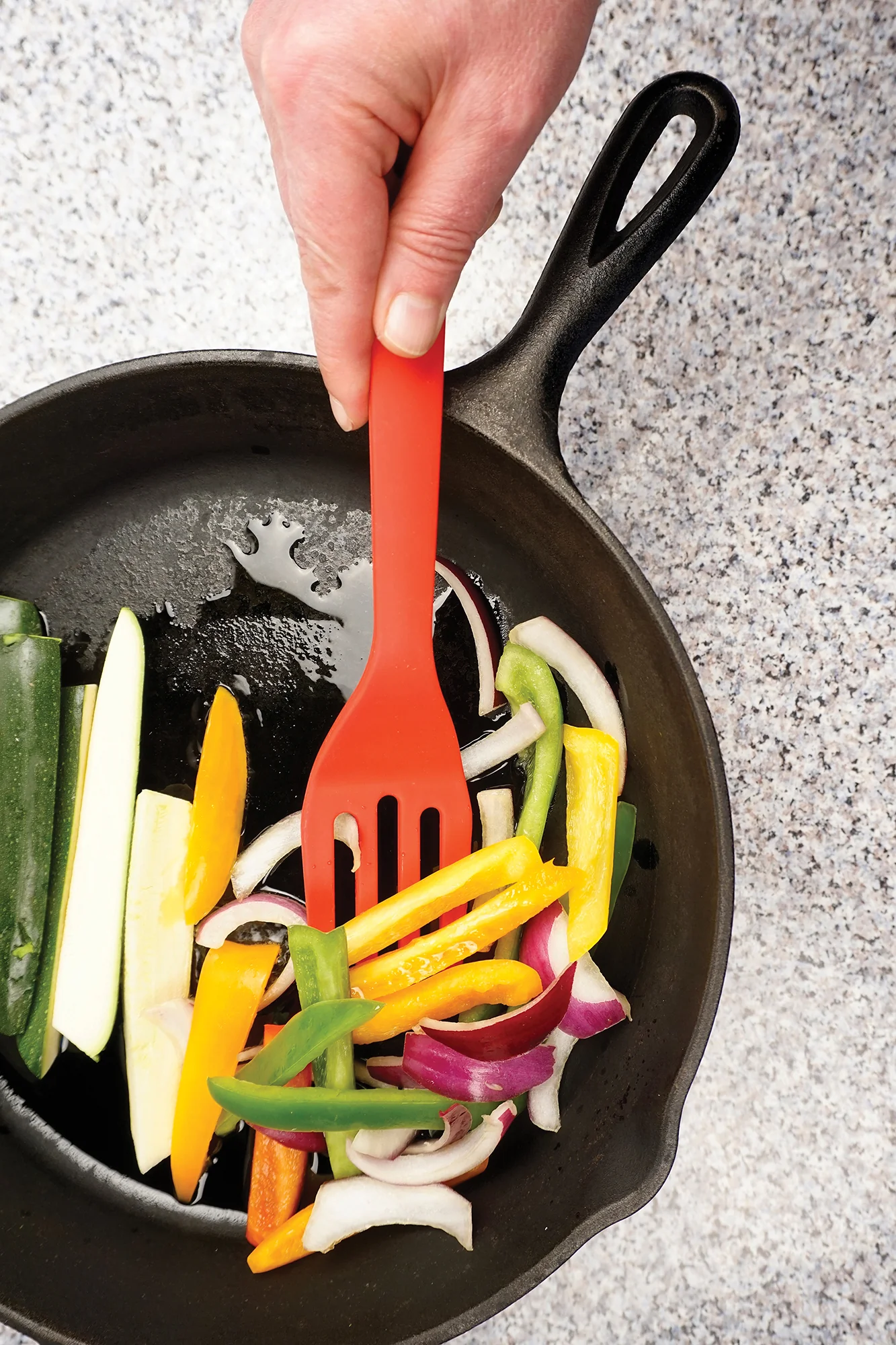 Ela's Silicone Fork - Red