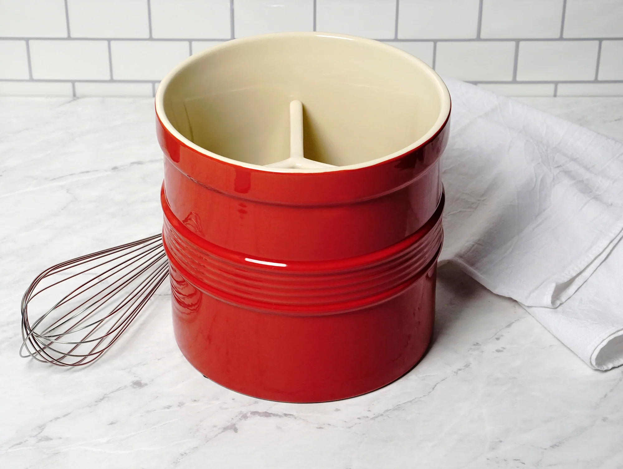 Oversized Tool Crock - Red