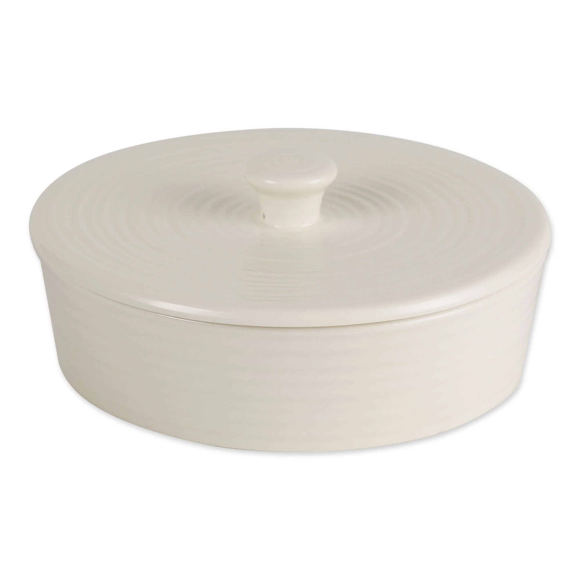 Tortilla Warmer - 8In - Stoneware - White